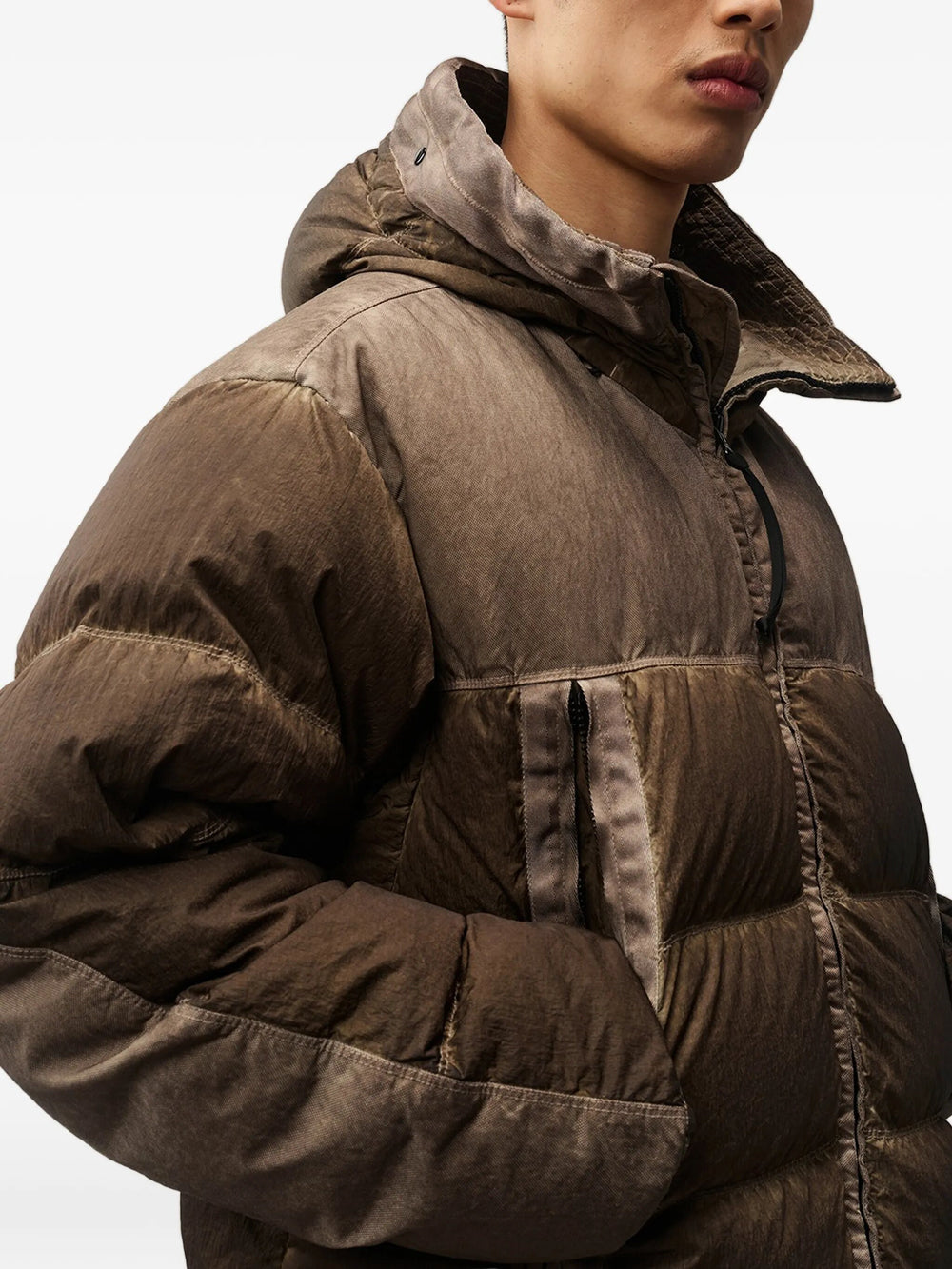 C.P. Company Men Goggle-Detail Quilted Medium Jacket C.P. COMPANY