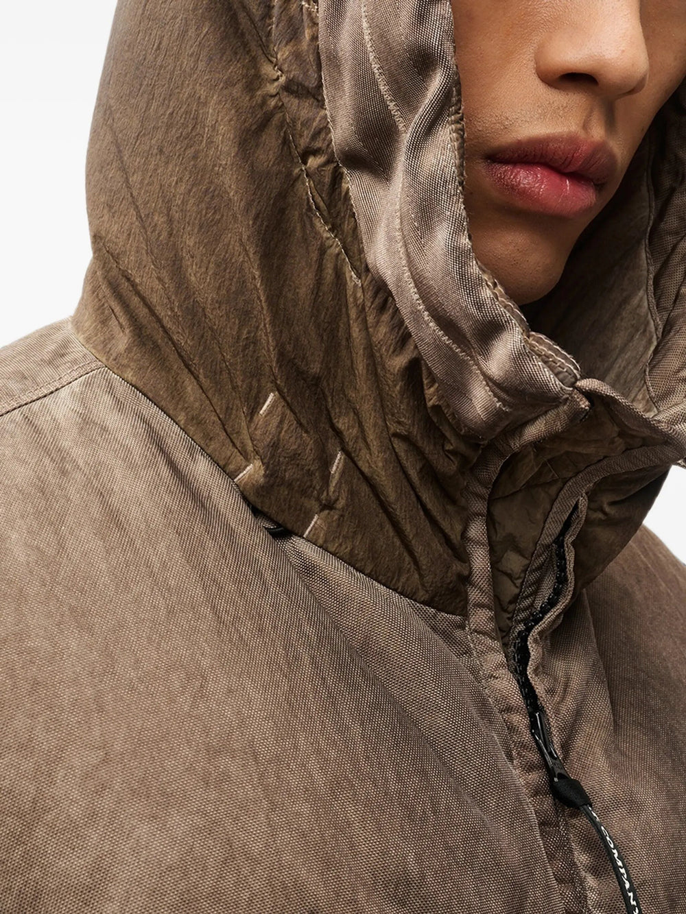 C.P. Company Men Goggle-Detail Quilted Medium Jacket C.P. COMPANY