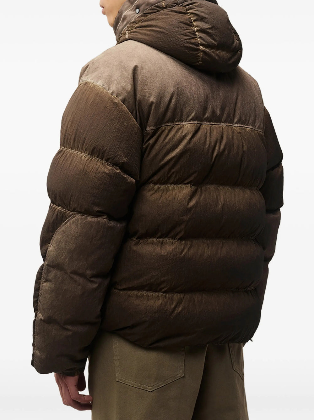C.P. Company Men Goggle-Detail Quilted Medium Jacket C.P. COMPANY