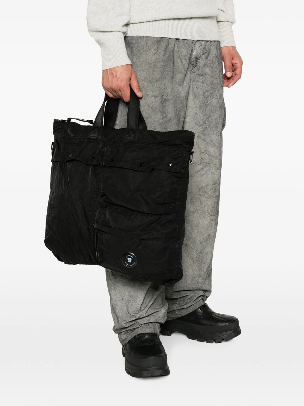 C.P. Company Men Lens-Detail Multi-Pocket Tote Bag C.P. COMPANY