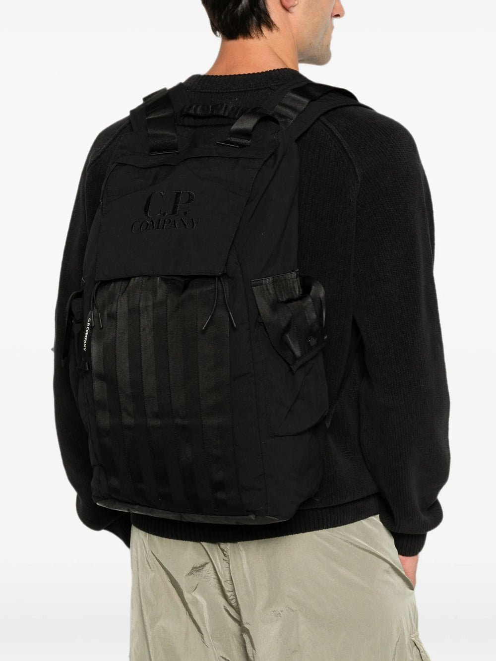 C.P. Company Men Logo-Embroidered Backpack C.P. COMPANY