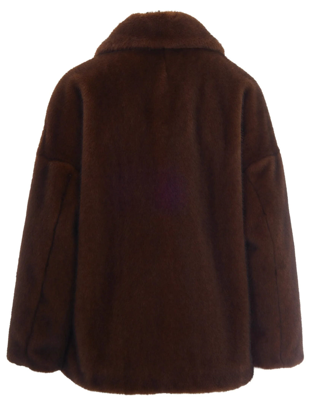 Herno Women Faux-Fur Patch-Pocket Short Coat HERNO