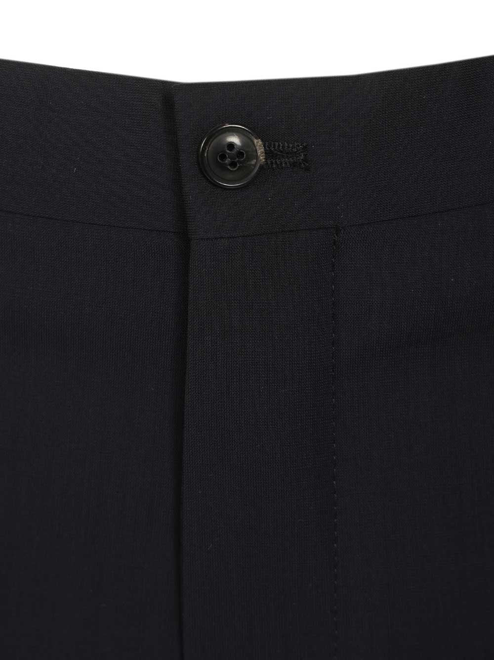 Giorgio Armani Men Flat Front Trousers In Virgin Wool GIORGIO ARMANI