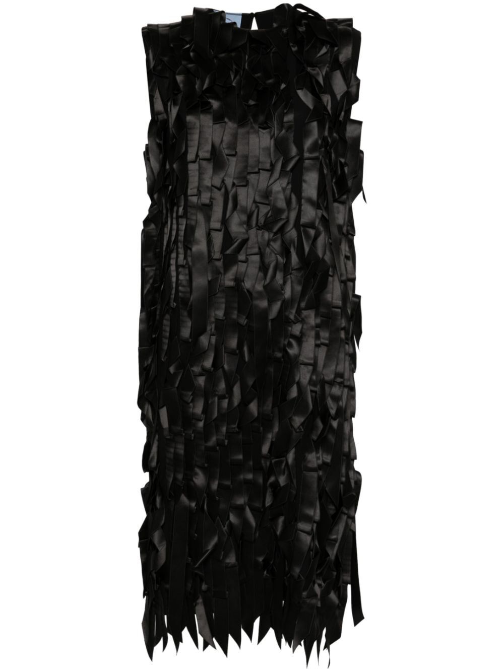 Prada Women Abito Midi Con Fiocchi PRADA