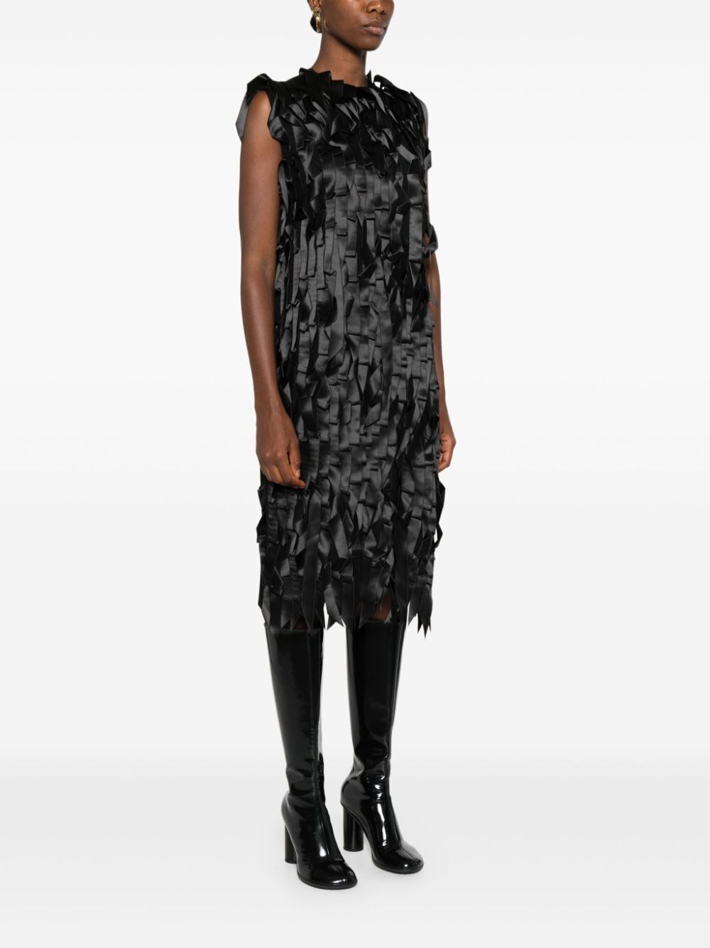 Prada Women Abito Midi Con Fiocchi PRADA
