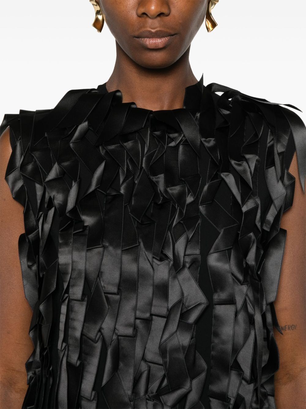 Prada Women Abito Midi Con Fiocchi PRADA