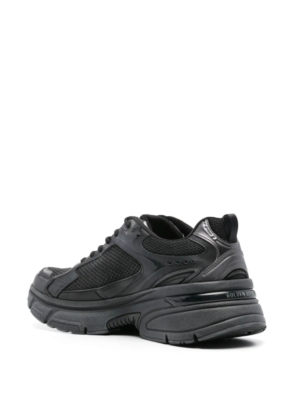 Golden Goose Men Leather And Mesh Lightstar Sneakers GOLDEN GOOSE