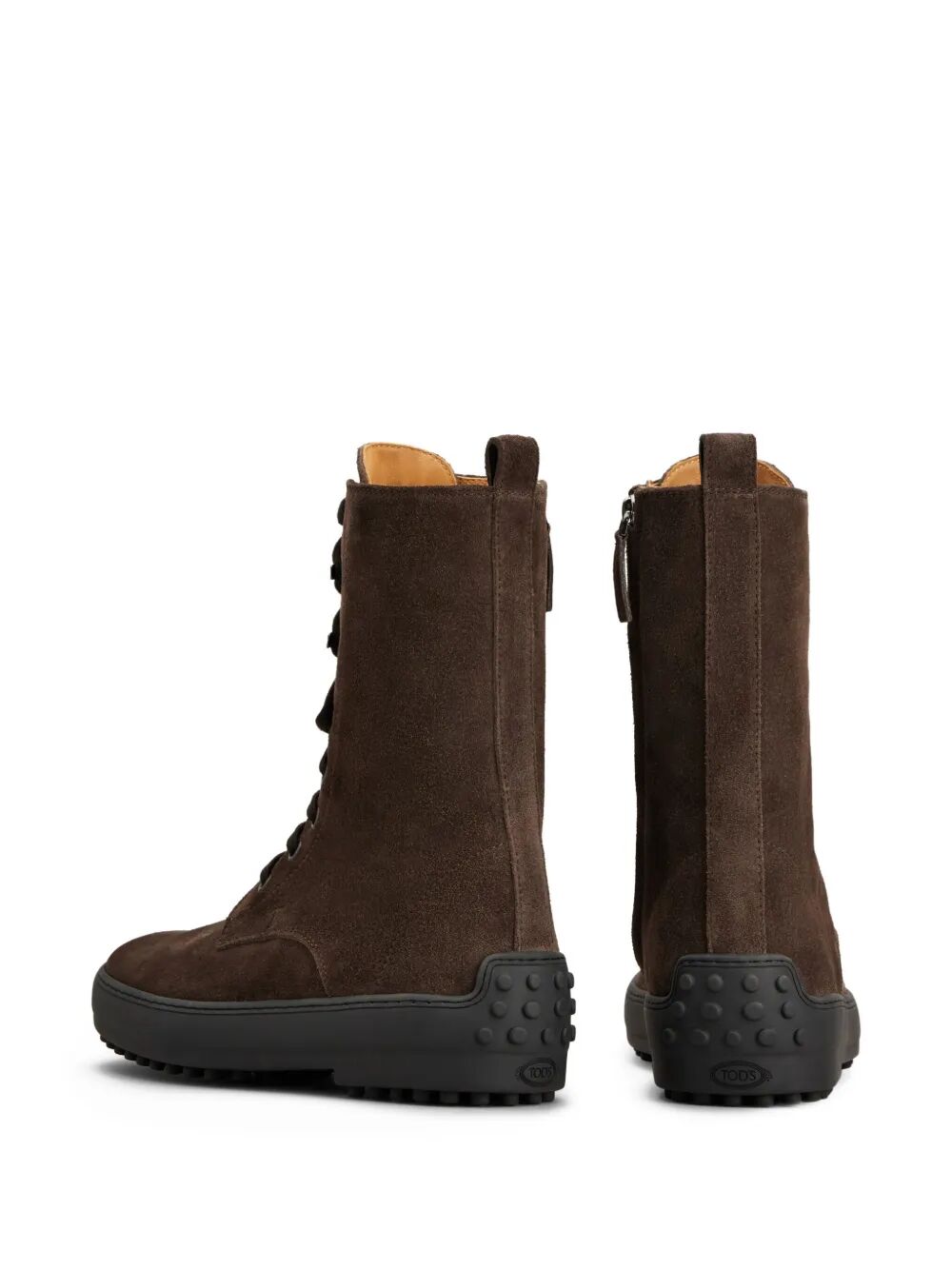 Tod's Women High-Laced Suede Chelsea Boots