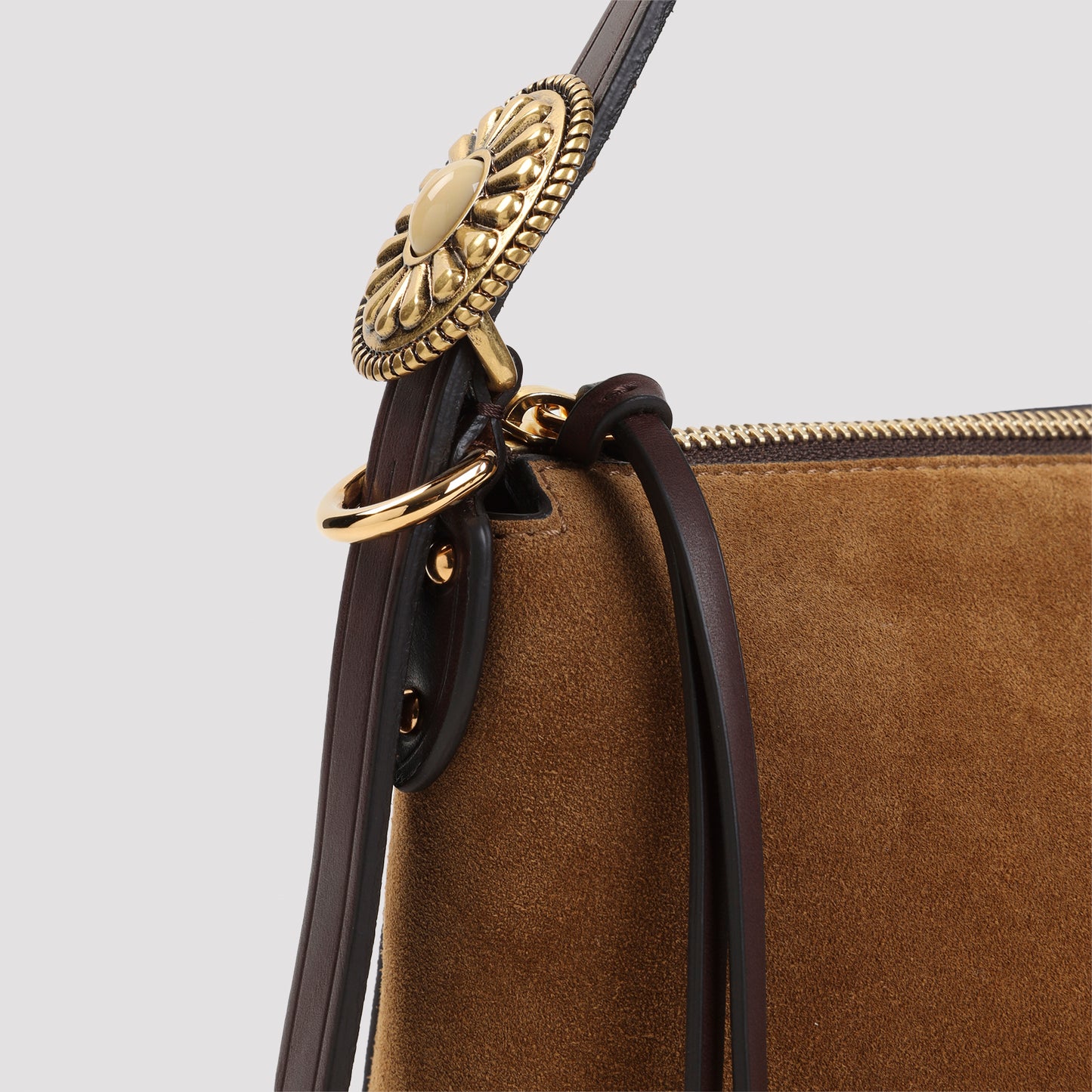 Etro Hobo Suede Shoulder Bag Women ETRO