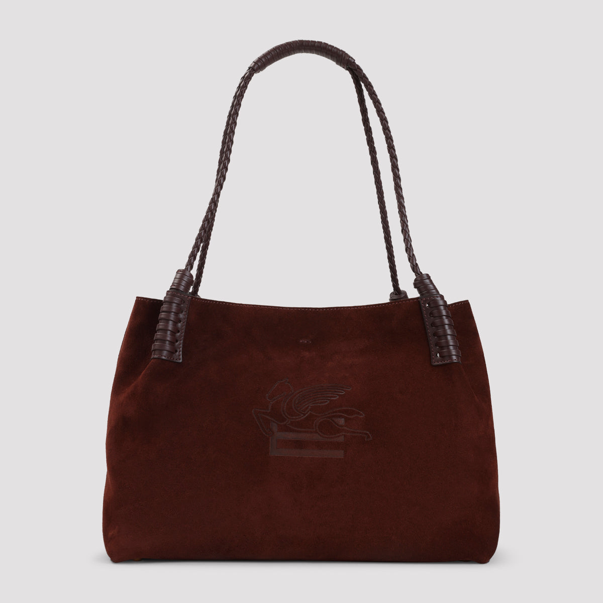 Etro Libra Medium Suede Shopping Bag Women ETRO