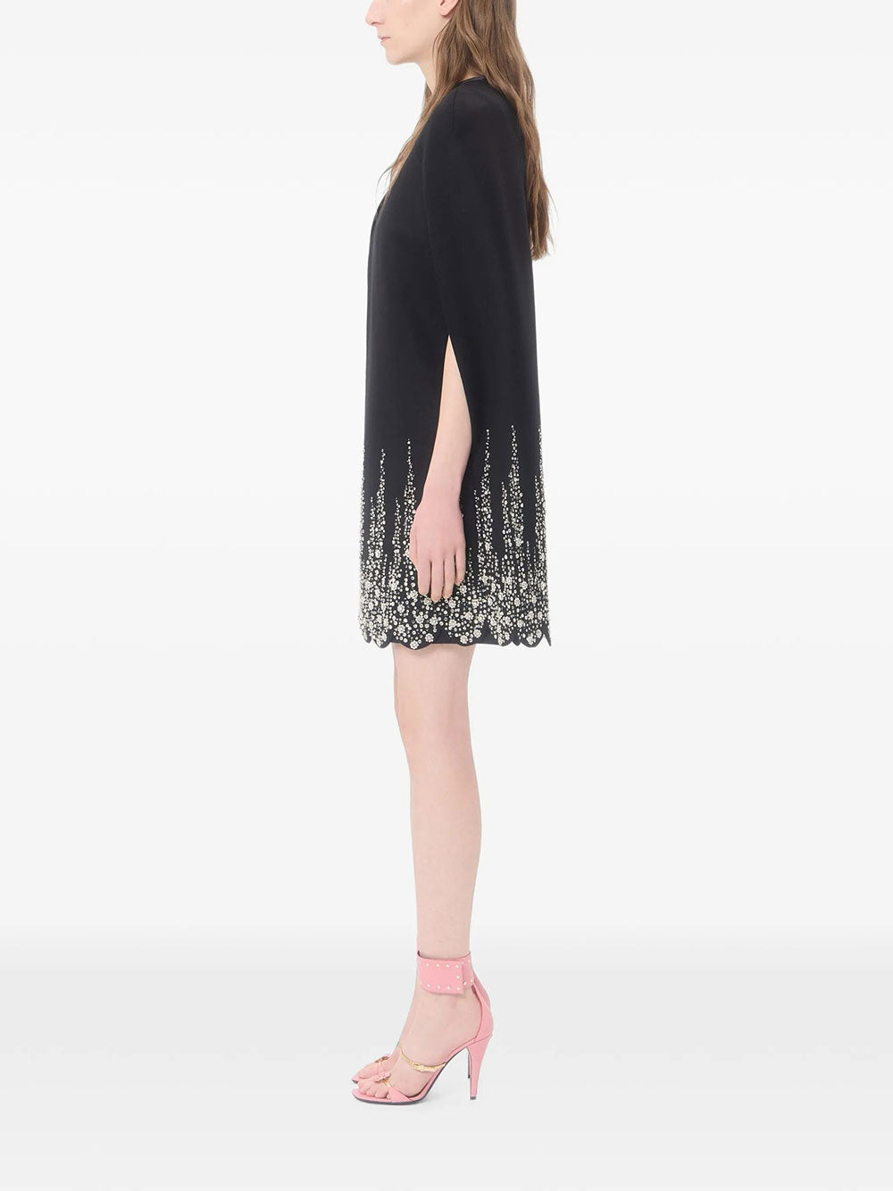Valentino Garavani Women Cappa In Compact Drap Ricamata VALENTINO GARAVANI