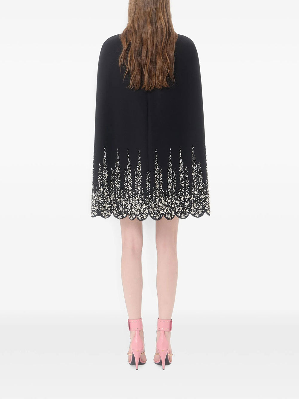 Valentino Garavani Women Cappa In Compact Drap Ricamata VALENTINO GARAVANI