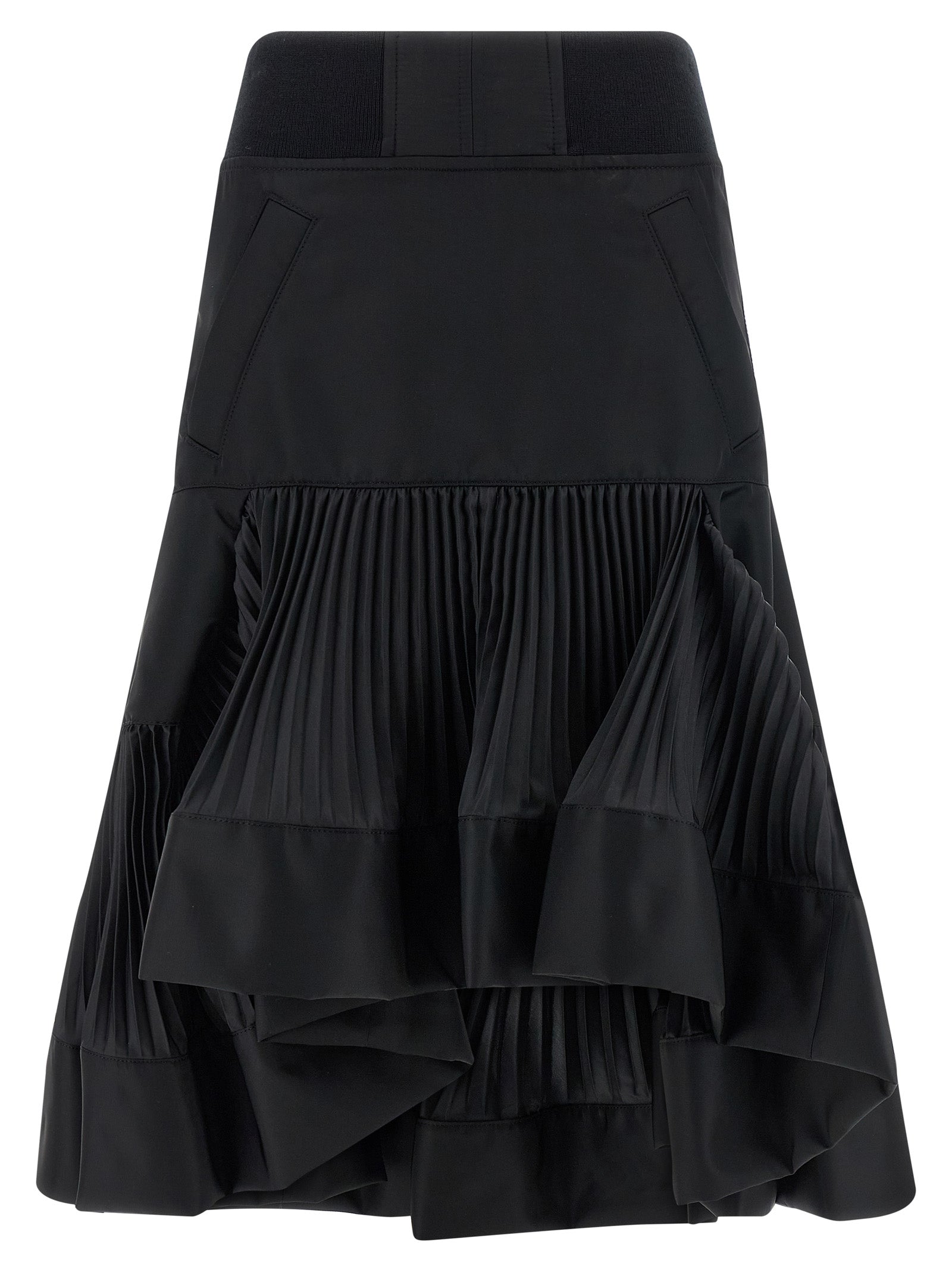Sacai Women Pleated Insert Skirt SACAI