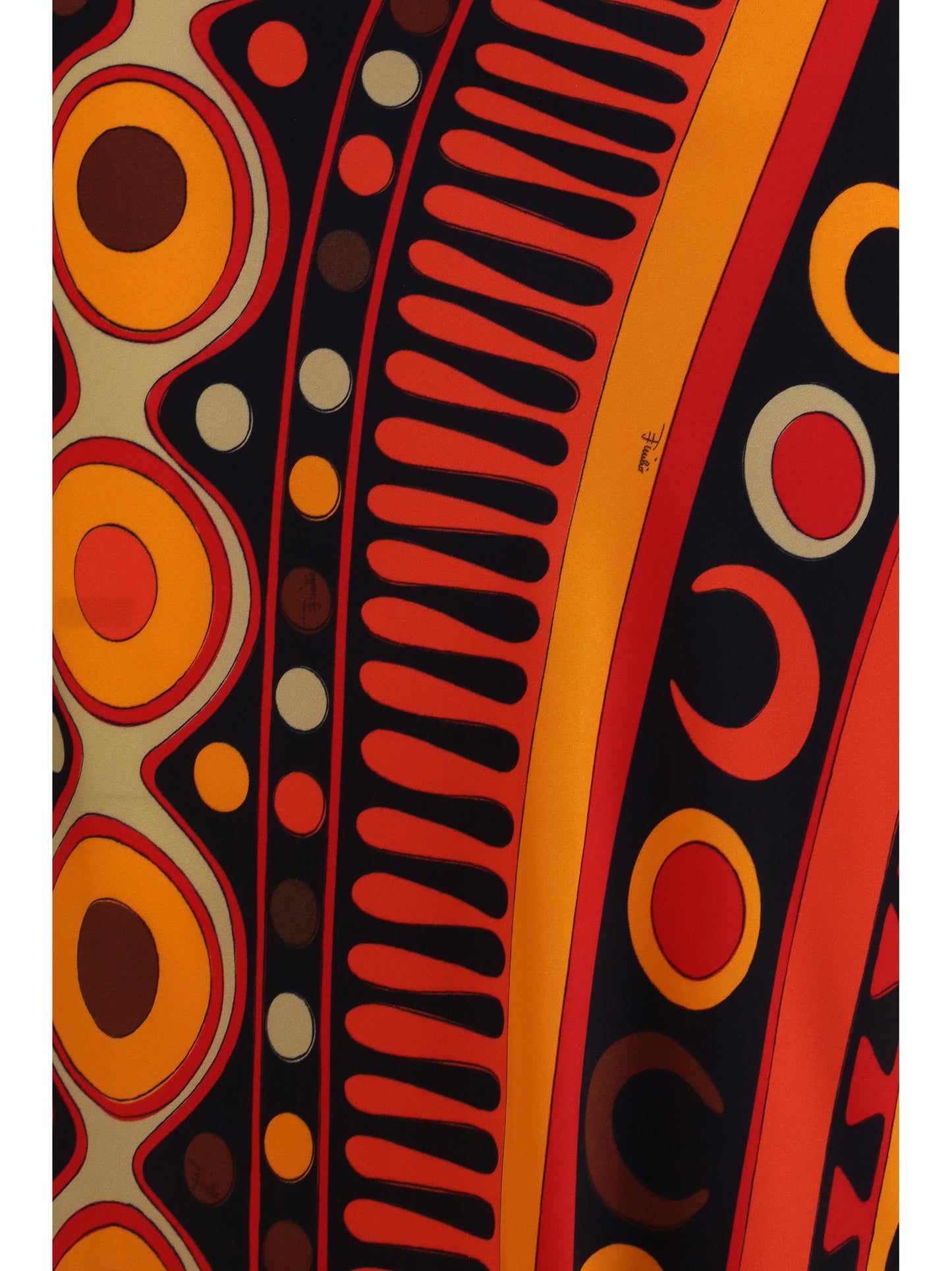 Pucci Women Satin Skirt With Solei Print PUCCI