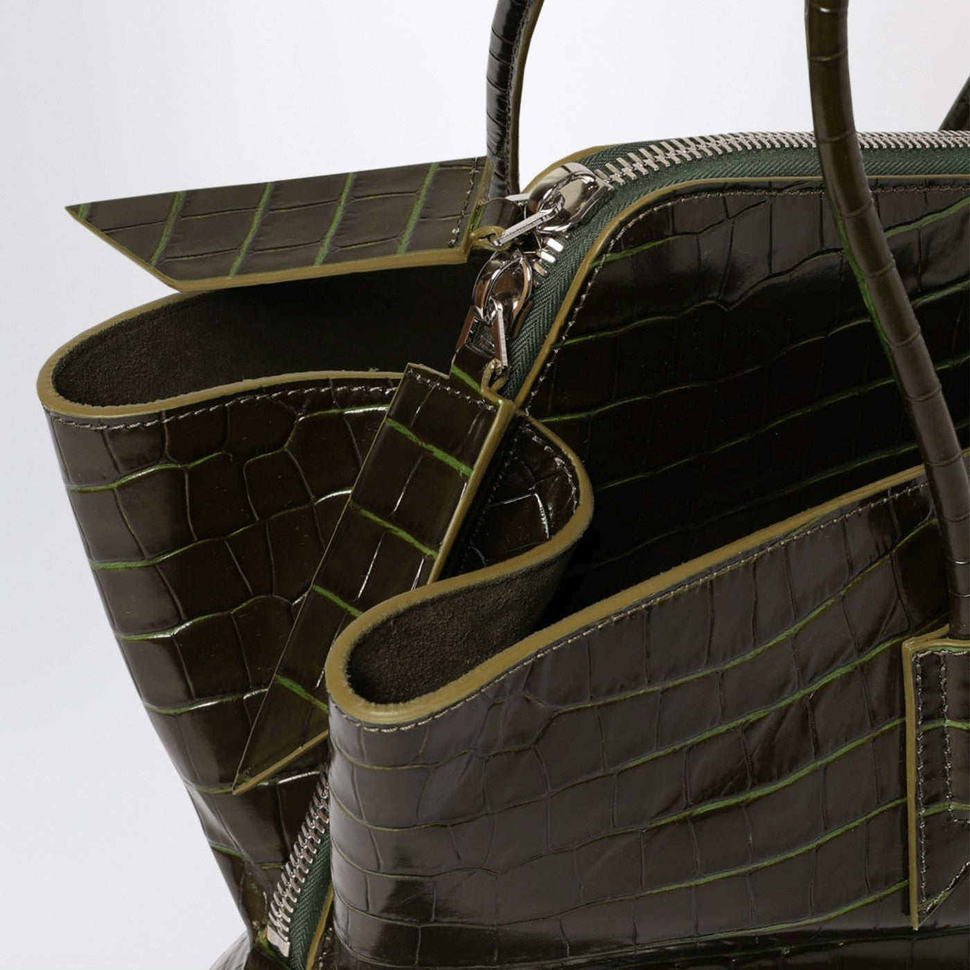 The Attico La Passeggiata Medium Bag Dark Green Women THE ATTICO
