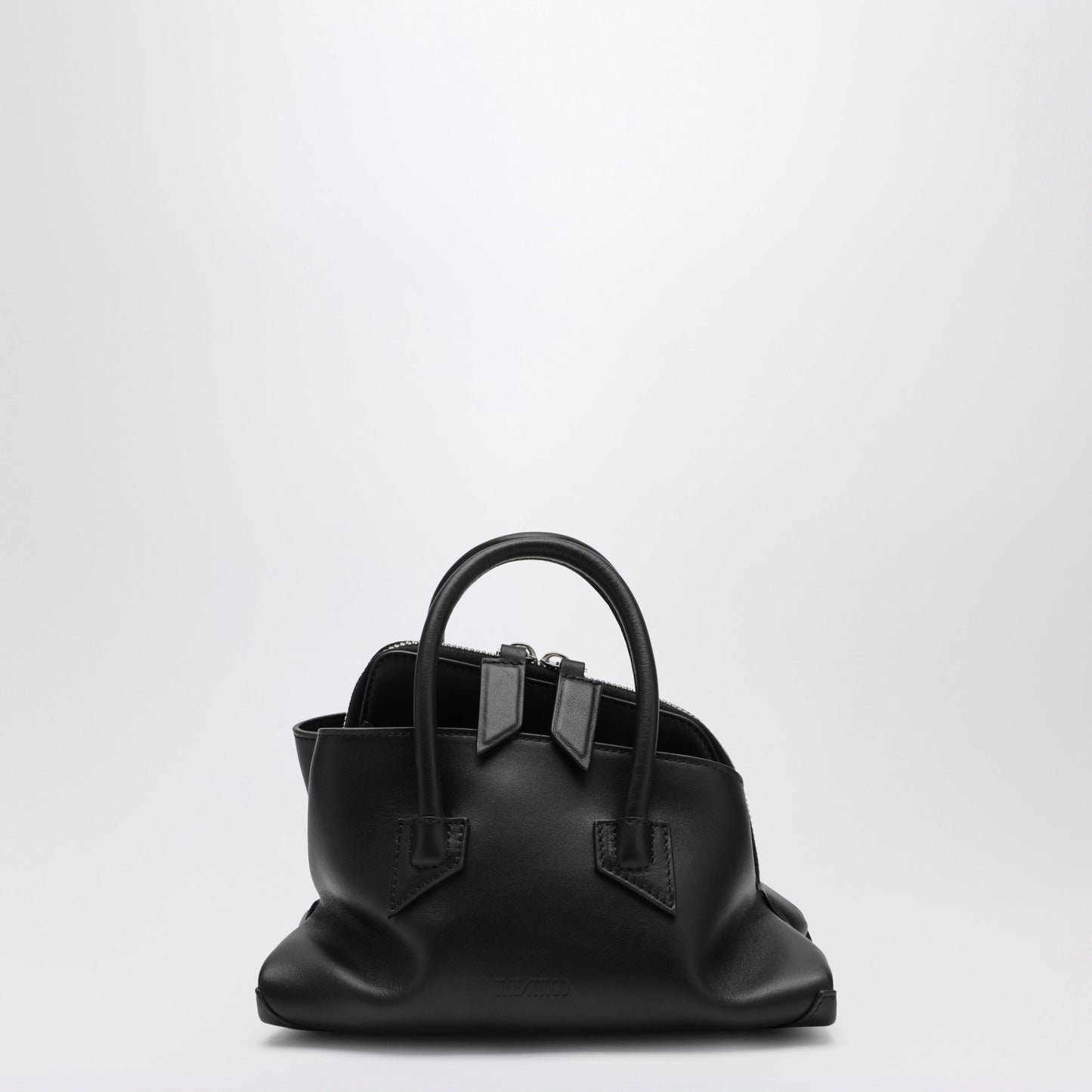 The Attico Black Leather La Passeggiata Mini Bag Women THE ATTICO