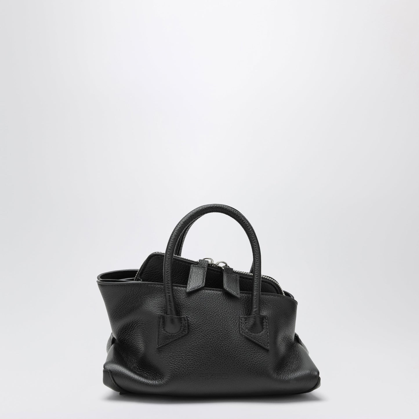 The Attico La Passeggiata Mini Bag In Black Leather Women THE ATTICO
