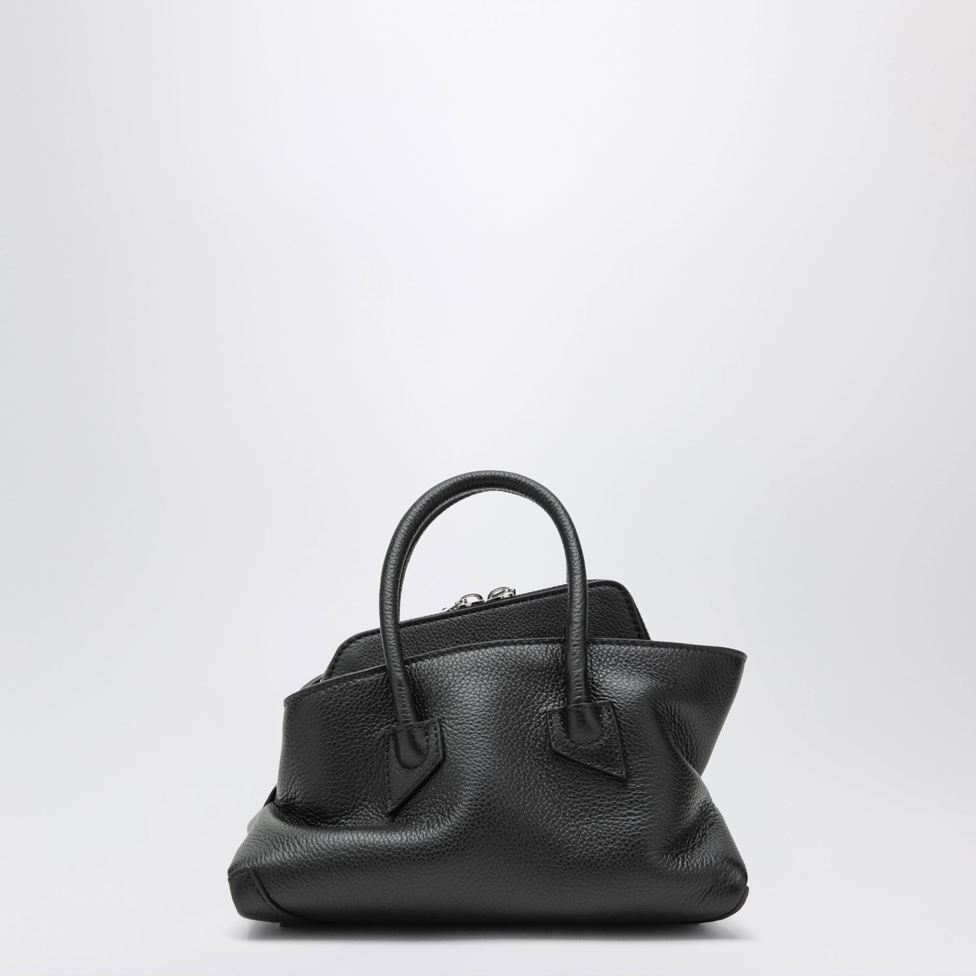 The Attico La Passeggiata Mini Bag In Black Leather Women THE ATTICO
