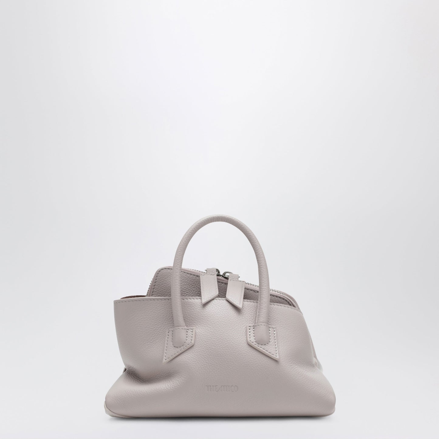 The Attico Light Mauve Grain Leather La Passeggiata Mini Bag Women THE ATTICO