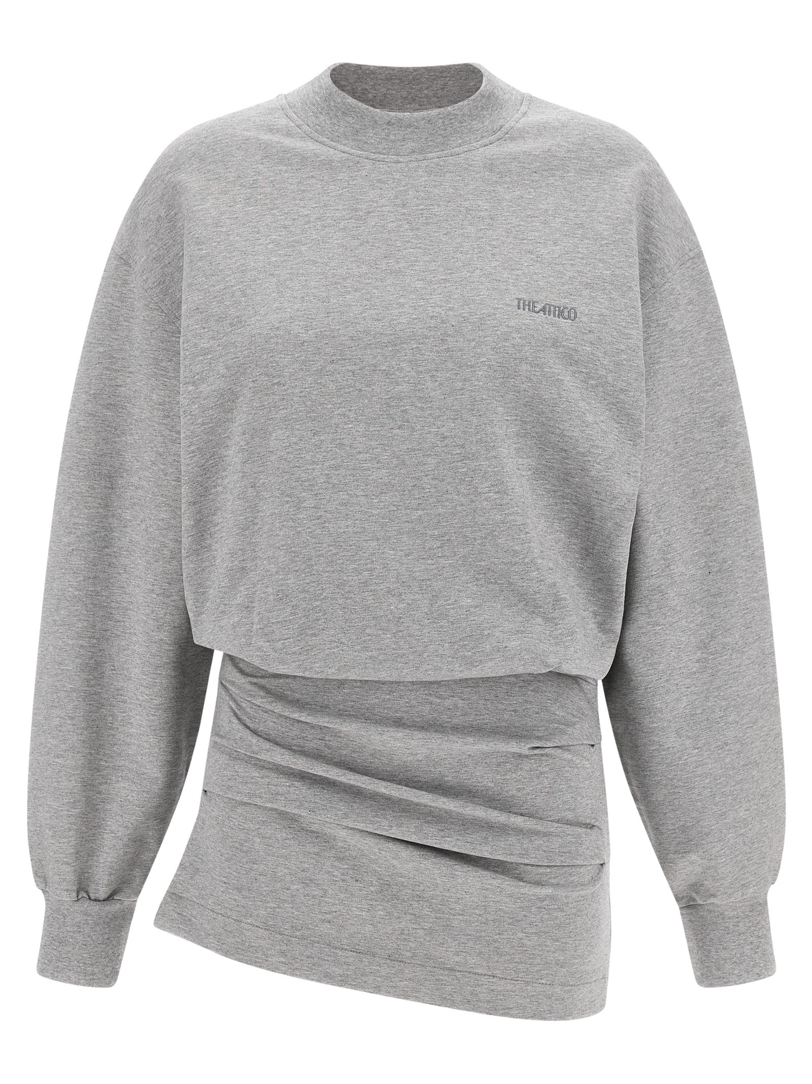 The Attico Women Mélange Sweatshirt Dress THE ATTICO