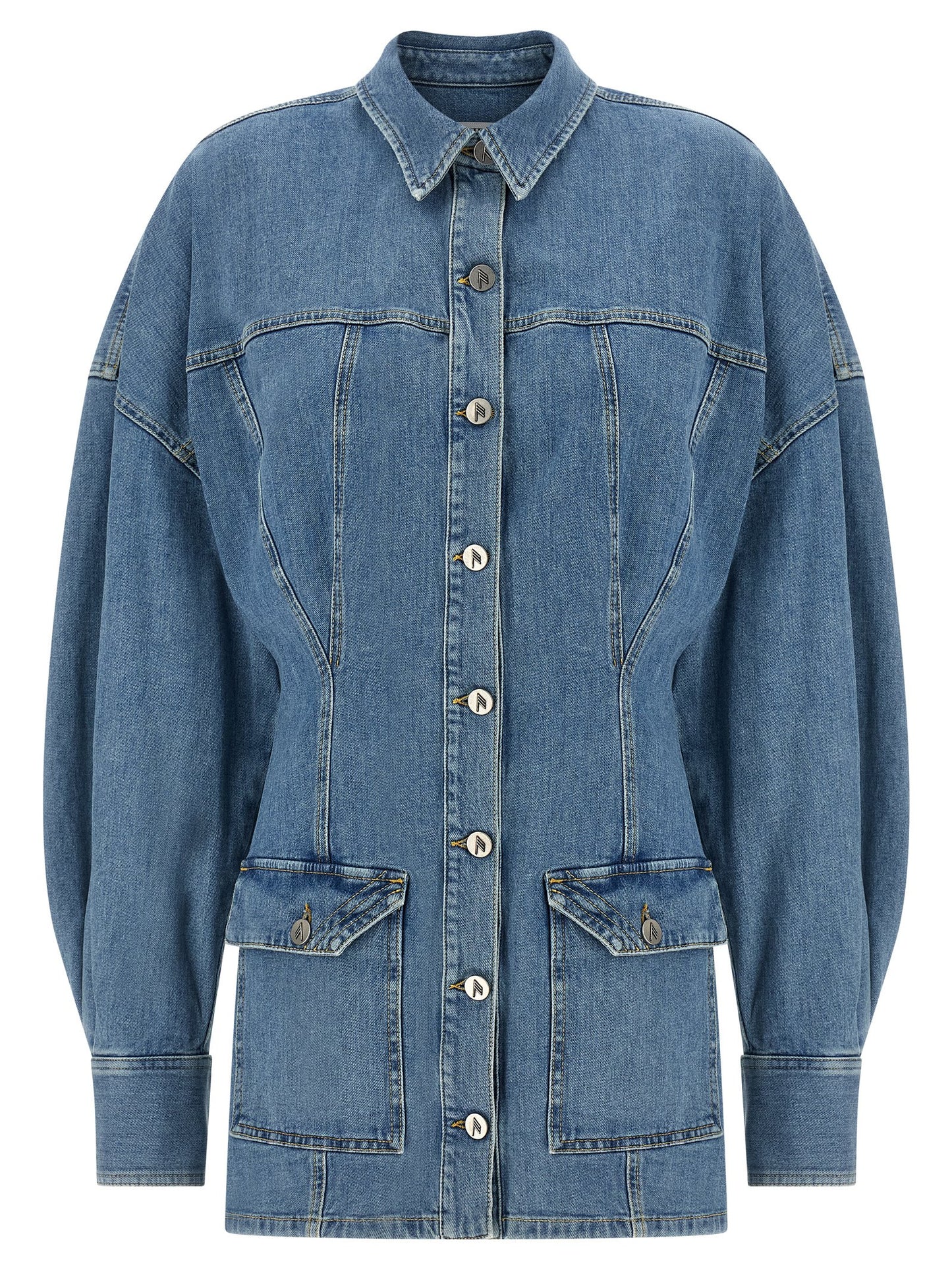 The Attico Women Denim Dress THE ATTICO