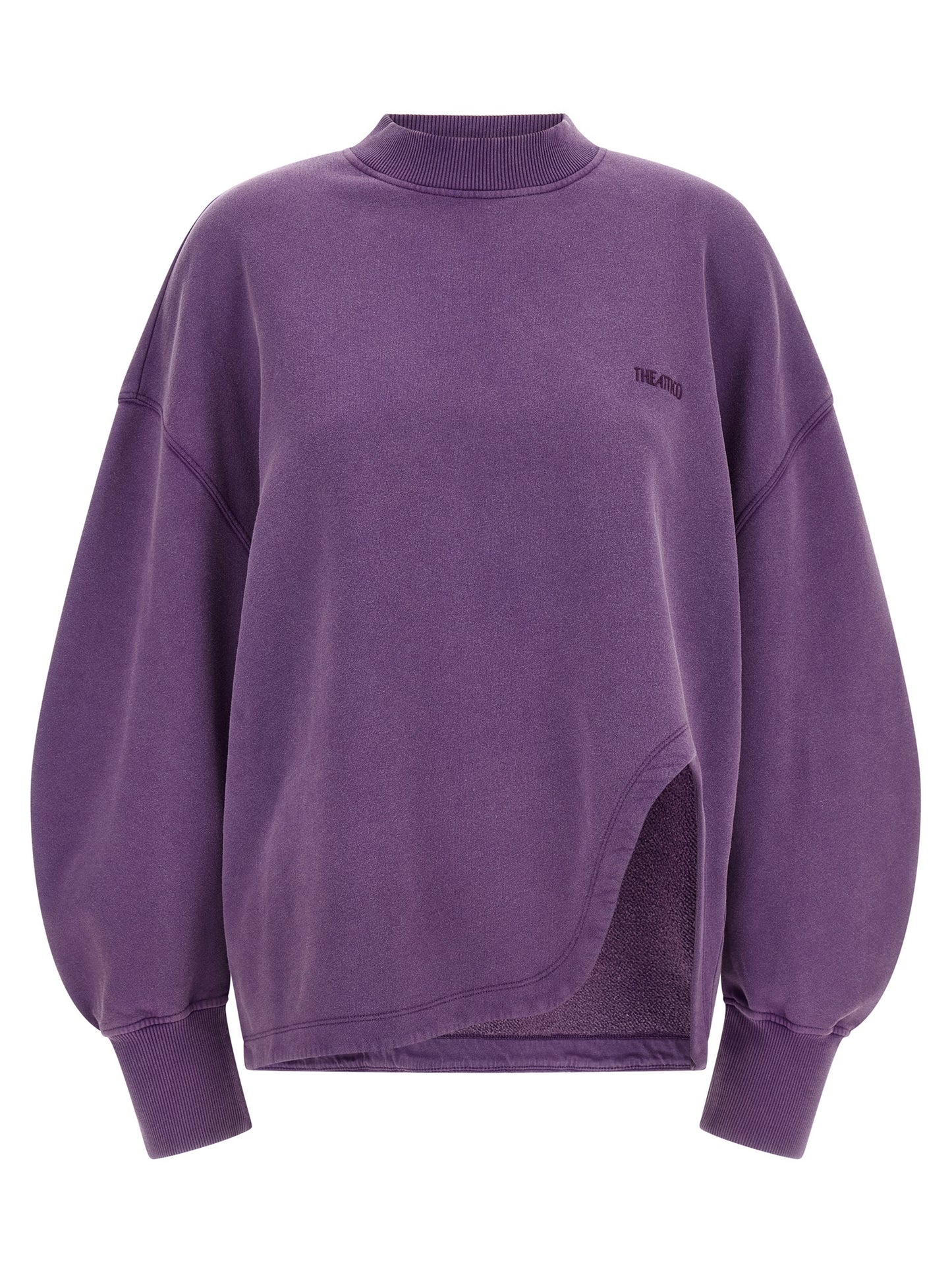 The Attico Women Shaped Slit Sweatshirt THE ATTICO