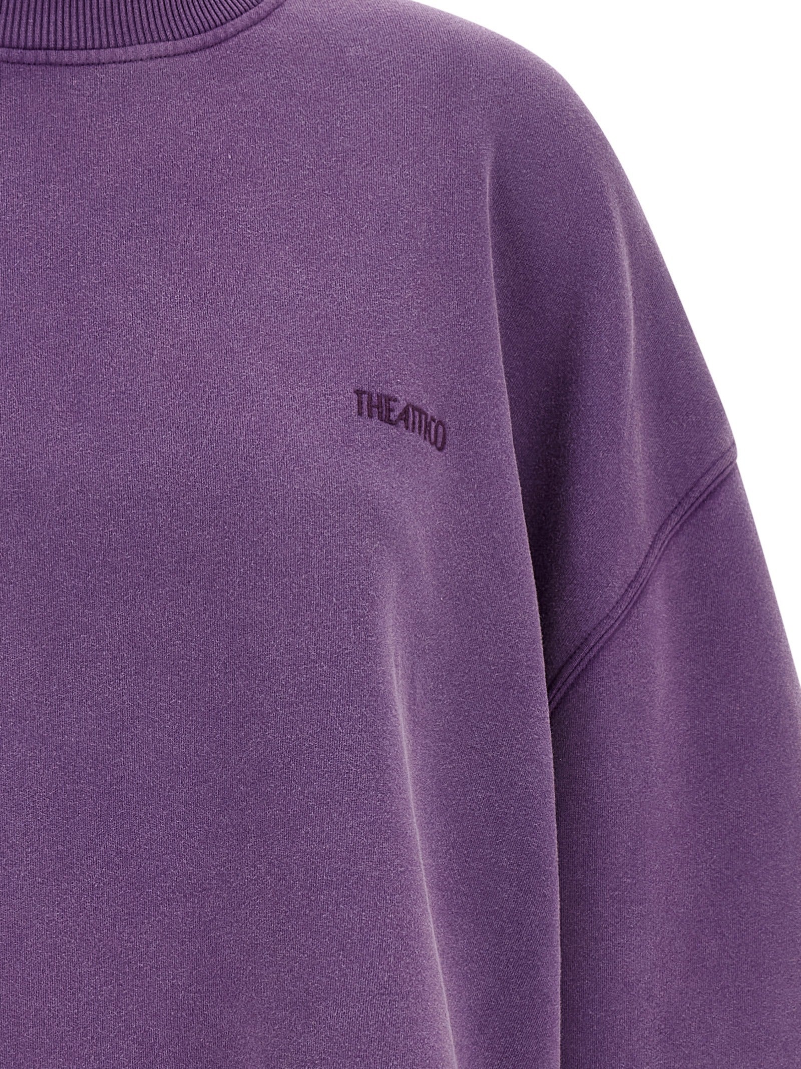 The Attico Women Shaped Slit Sweatshirt THE ATTICO