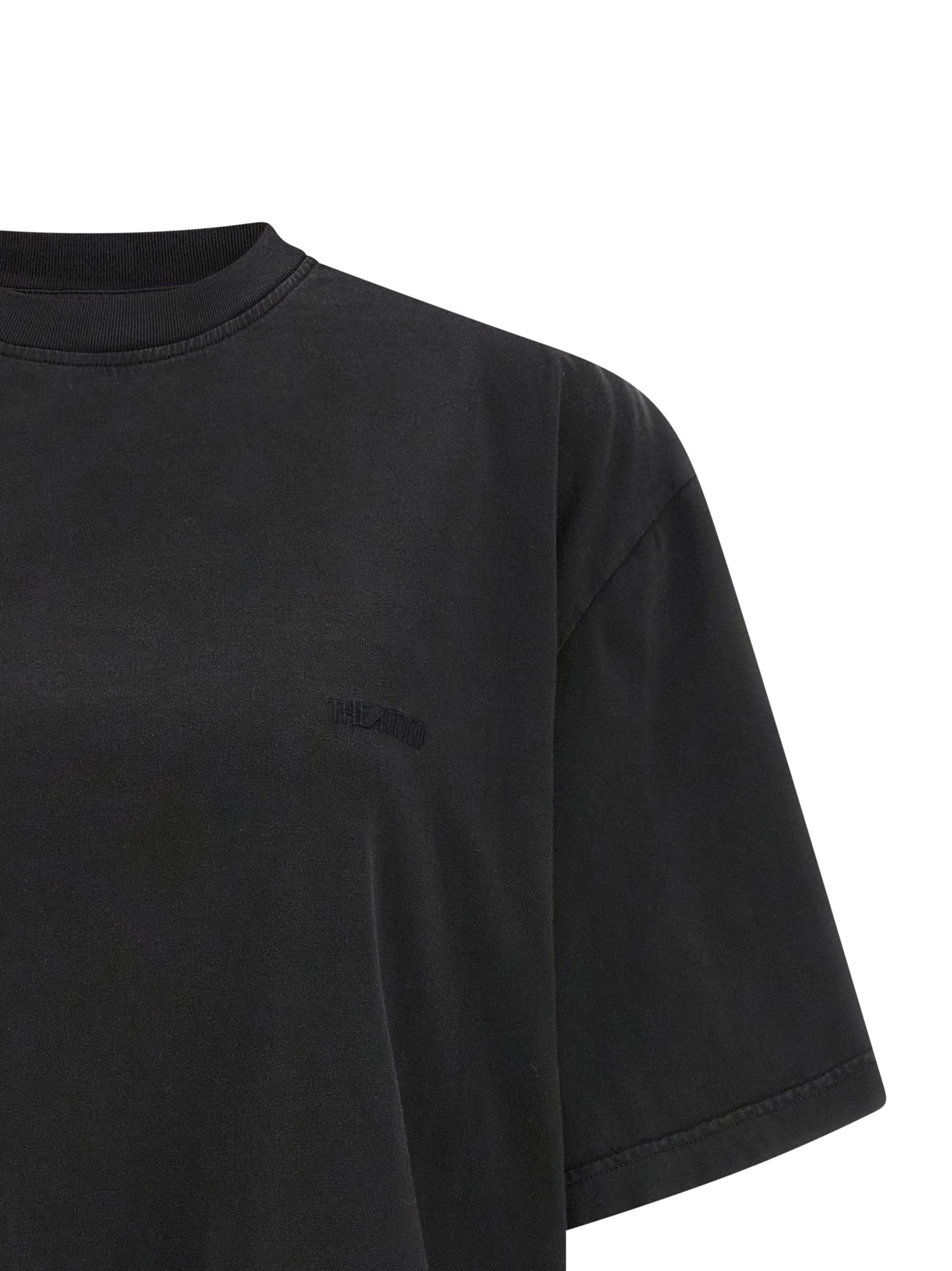 The Attico Women Shaped Split T-Shirt THE ATTICO