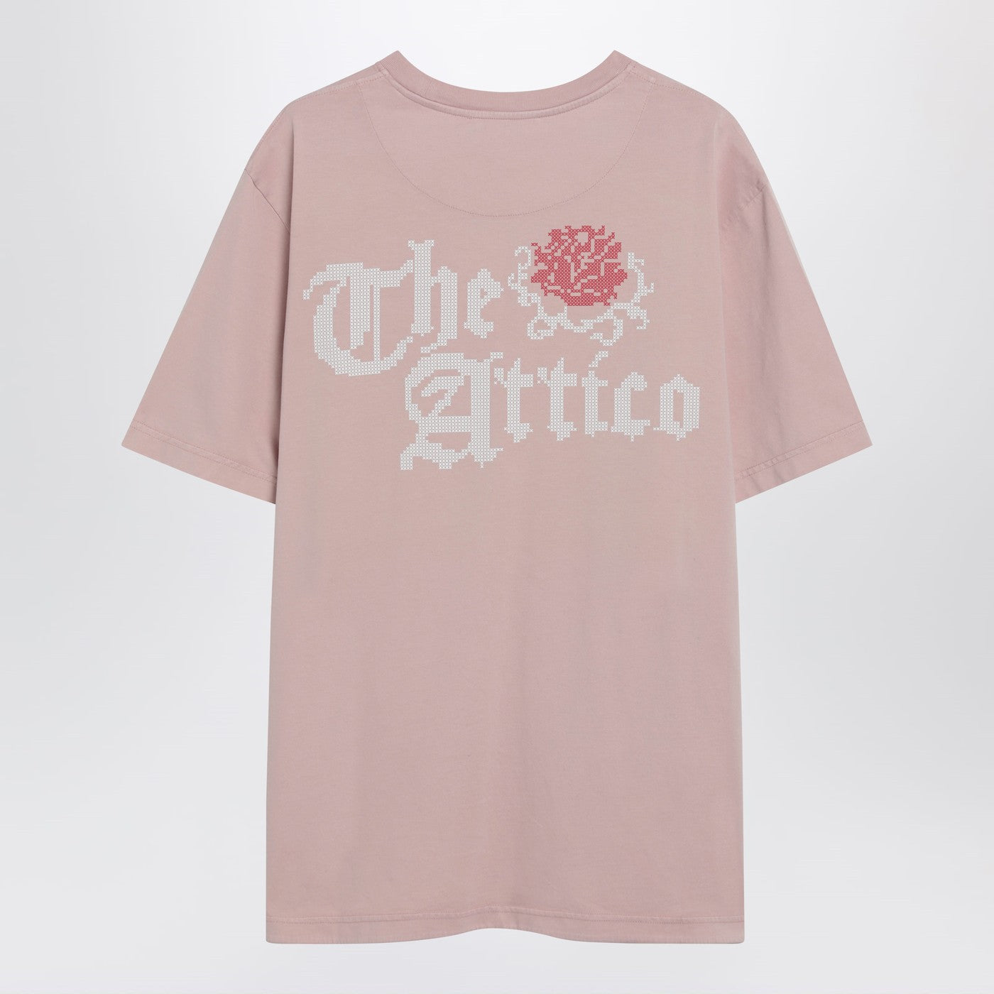 The Attico Pink T-Shirt With Back Print Women THE ATTICO