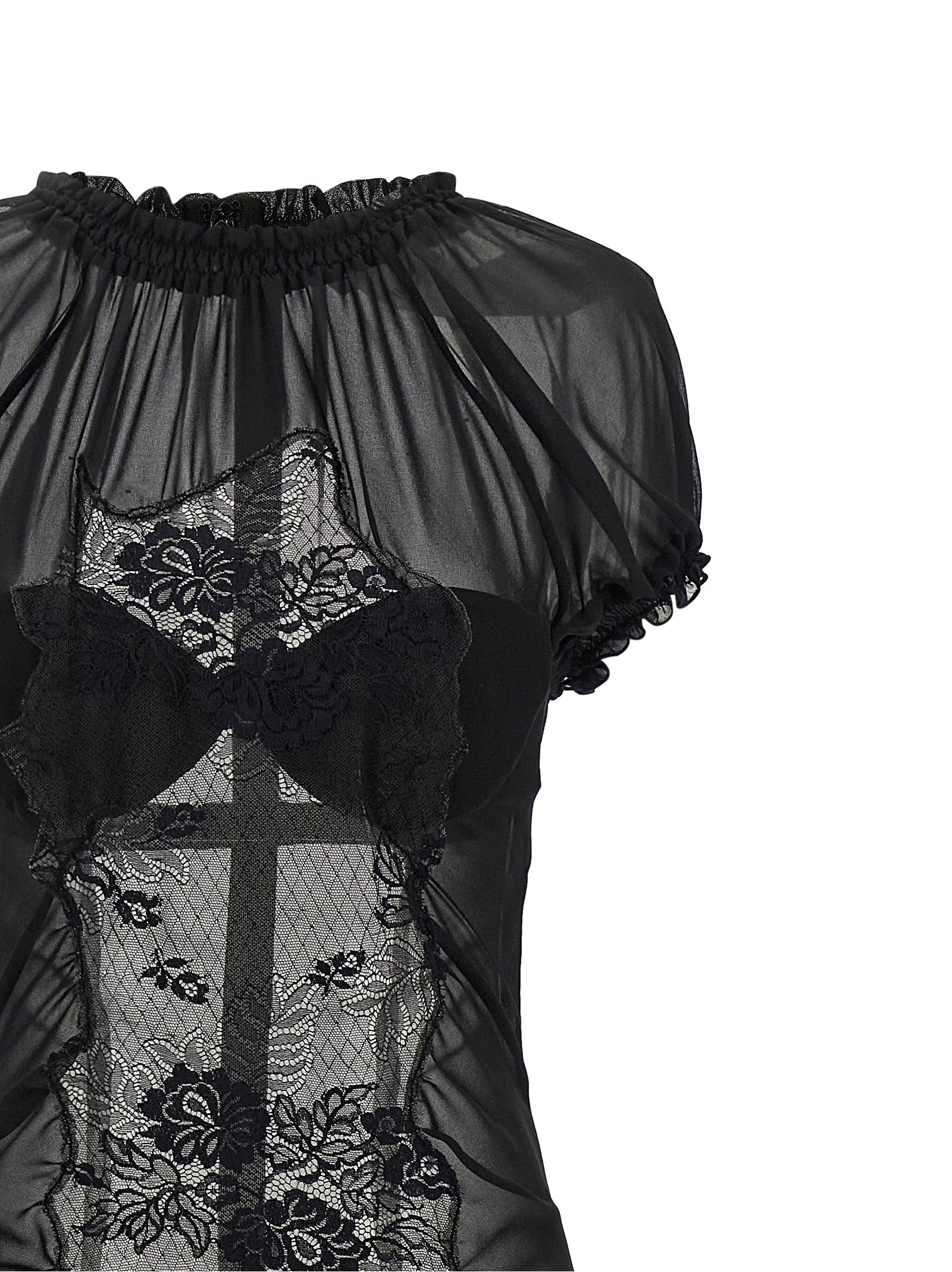 The Attico Women Lace Tulle Dress THE ATTICO