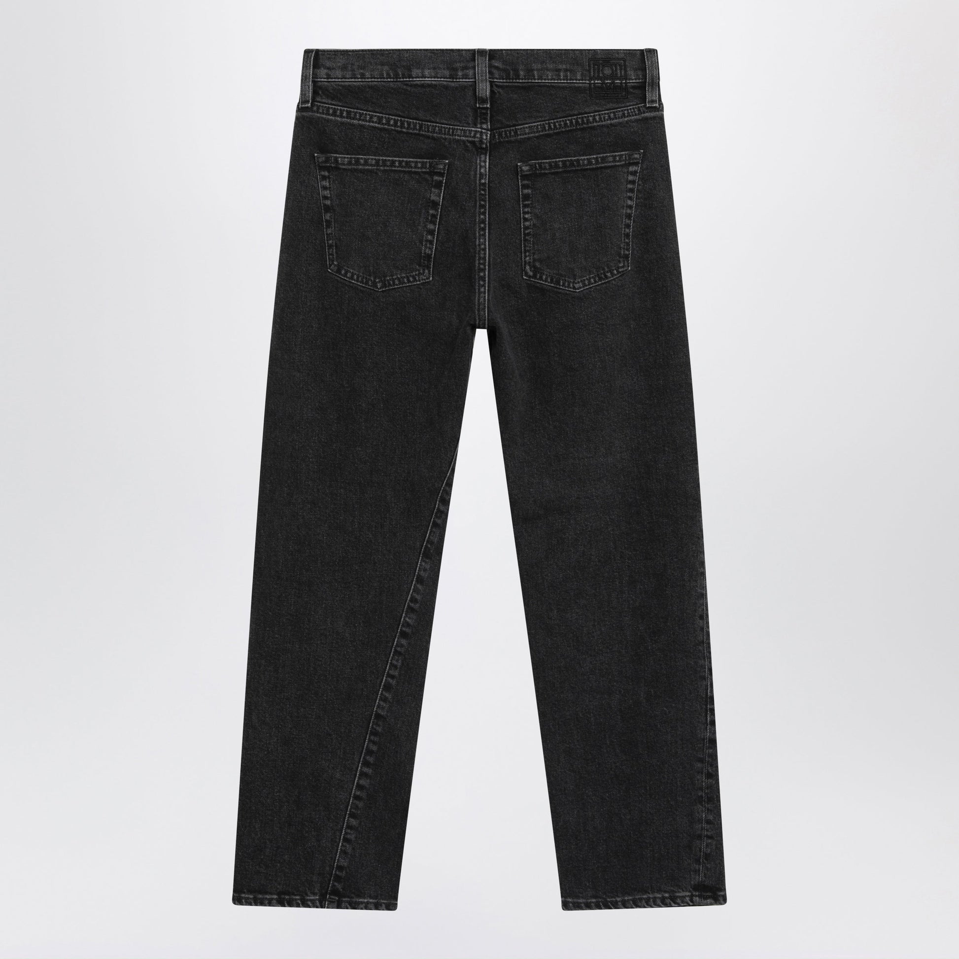 Toteme Dark Grey Washed Ankle-Length Jeans Women TOTEME