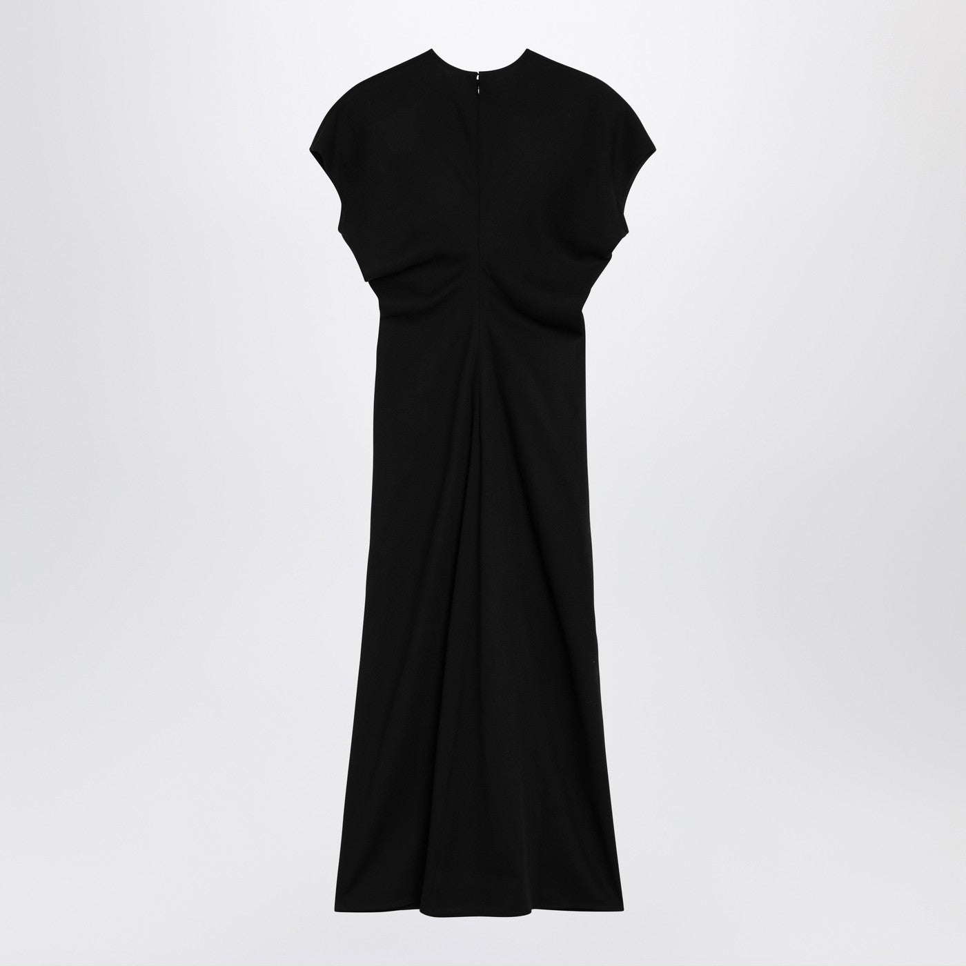 Toteme Black Wool Midi Dress Women TOTEME