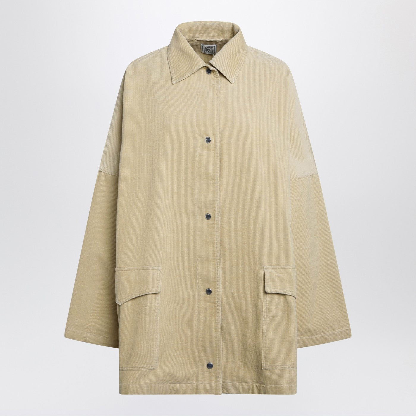 Toteme Beige Corduroy Overshirt Jacket Women TOTEME
