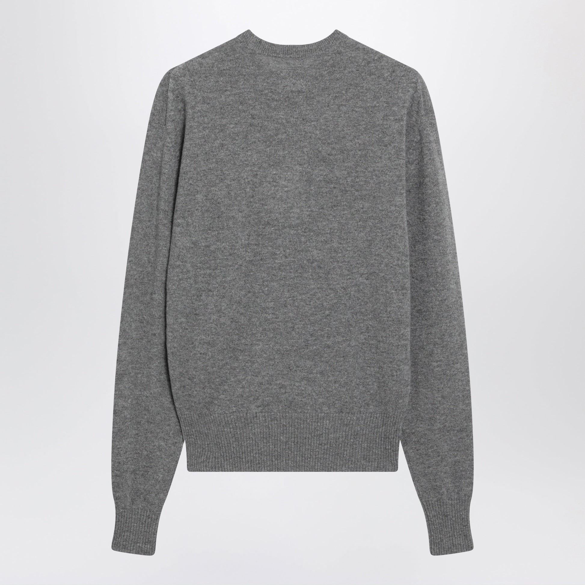 Toteme Classic Cashmere Crew-Neck Sweater In Mid Grey Melange Women TOTEME