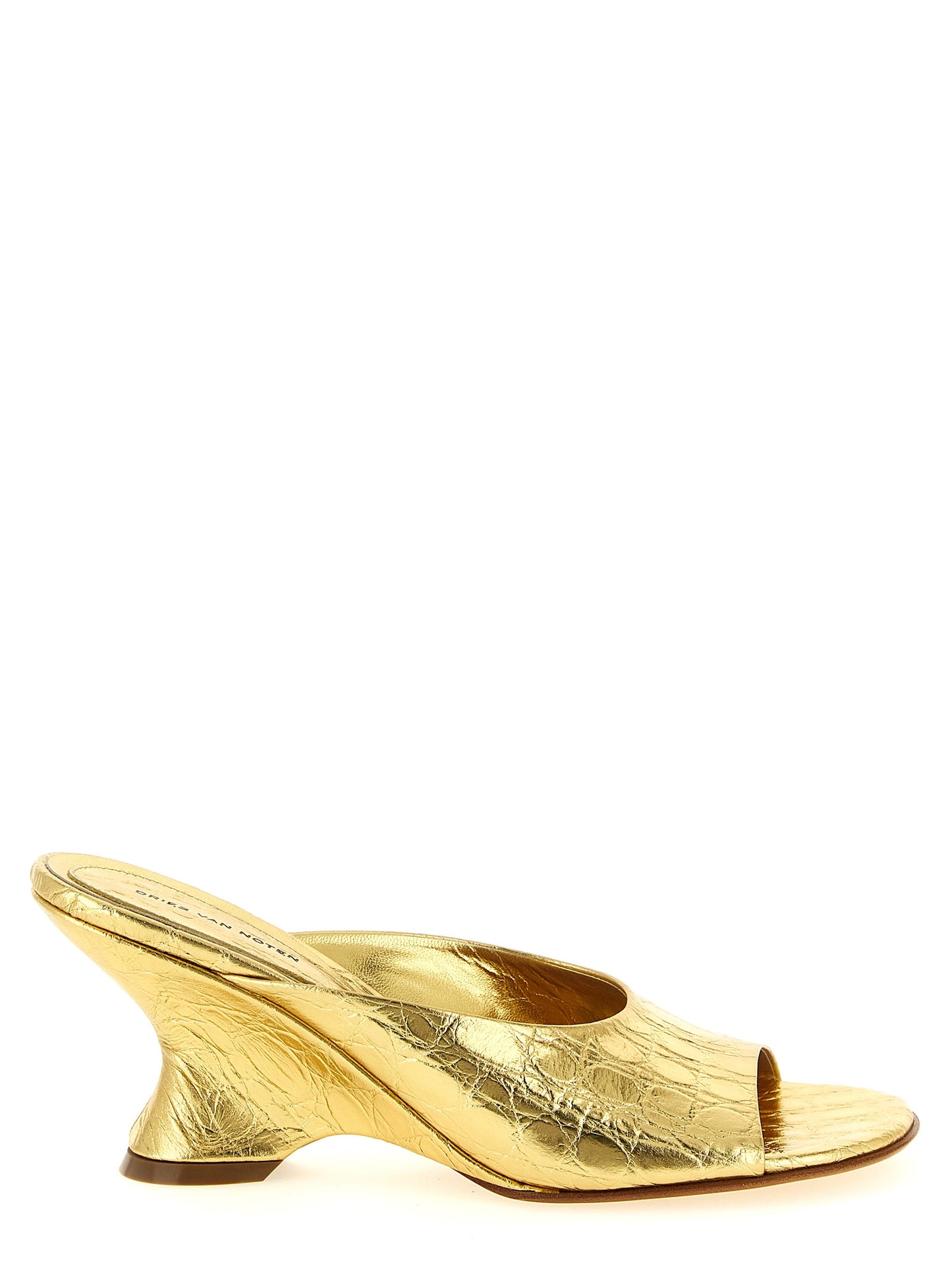 Dries Van Noten Women Curved Wedge Mules DRIES VAN NOTEN