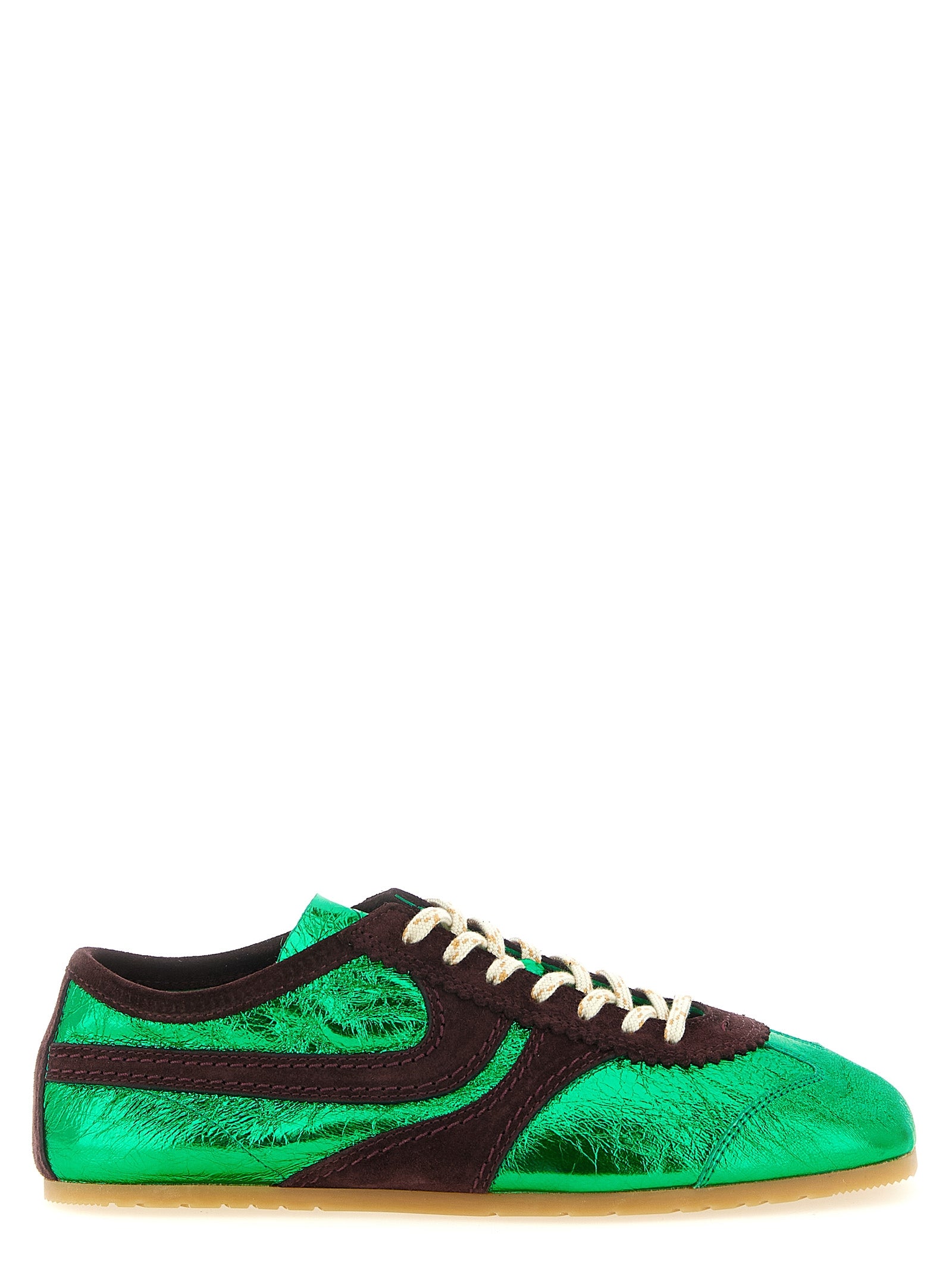 Dries Van Noten Women Laminated Leather Sneakers DRIES VAN NOTEN