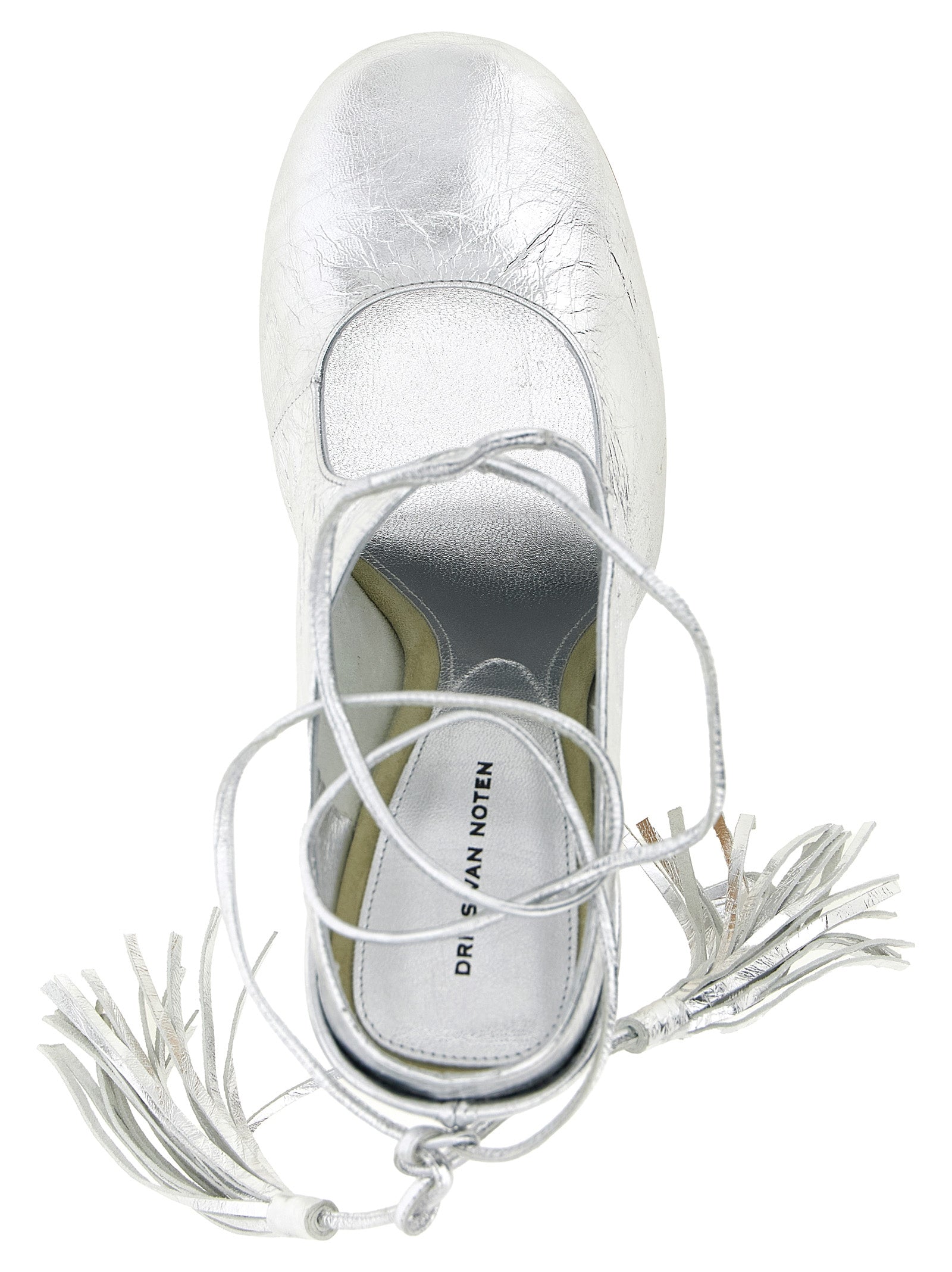 Dries Van Noten Women Laminated Leather Mules DRIES VAN NOTEN
