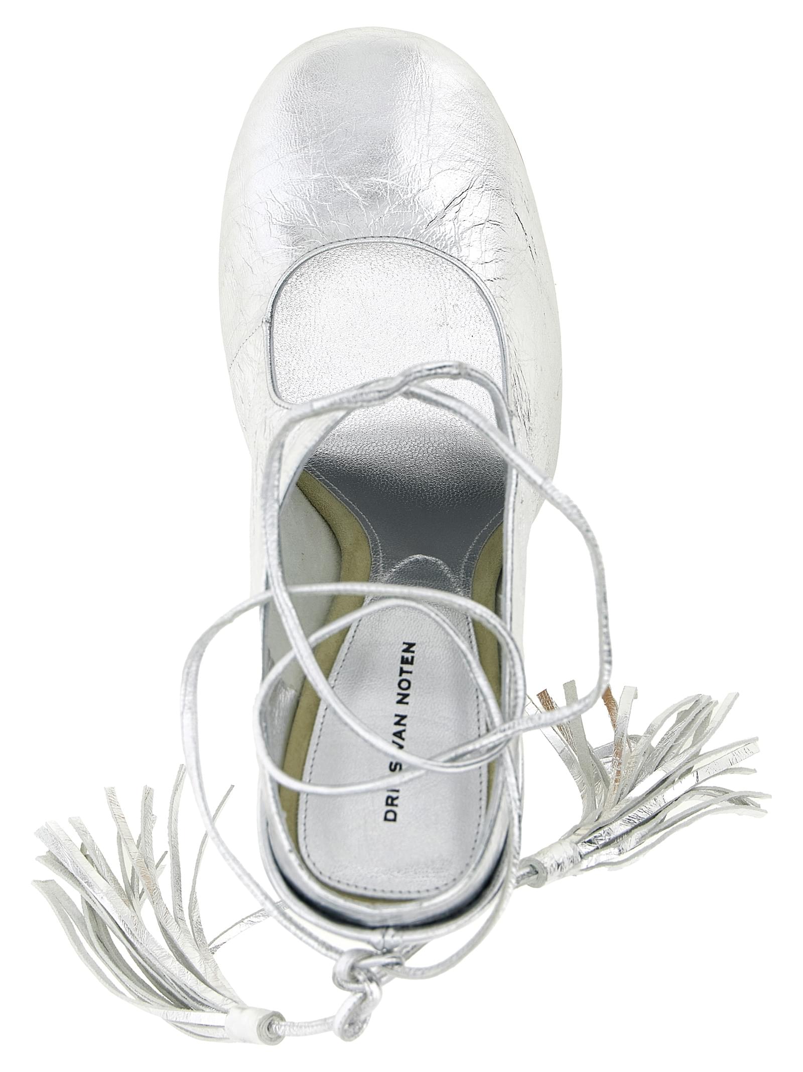 Dries Van Noten Women Laminated Leather Mules DRIES VAN NOTEN