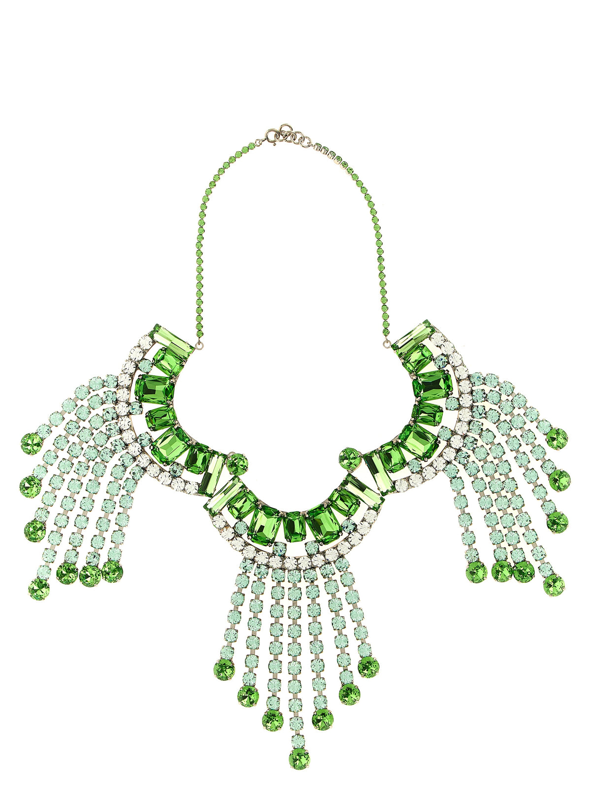 Dries Van Noten Women Maxi Necklace With Rhinestones