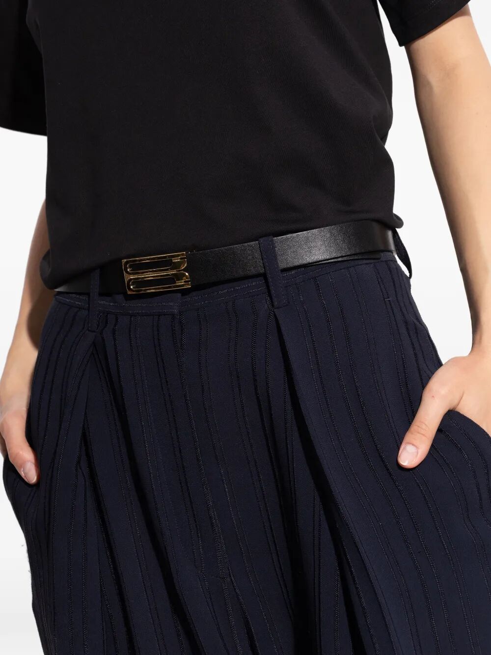 Victoria Beckham Women Frame Regular Leather Belt VICTORIA BECKHAM