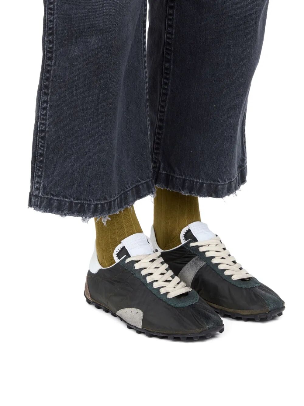 Maison Margiela Men Nylon And Suede Sprinters Sneakers MAISON MARGIELA