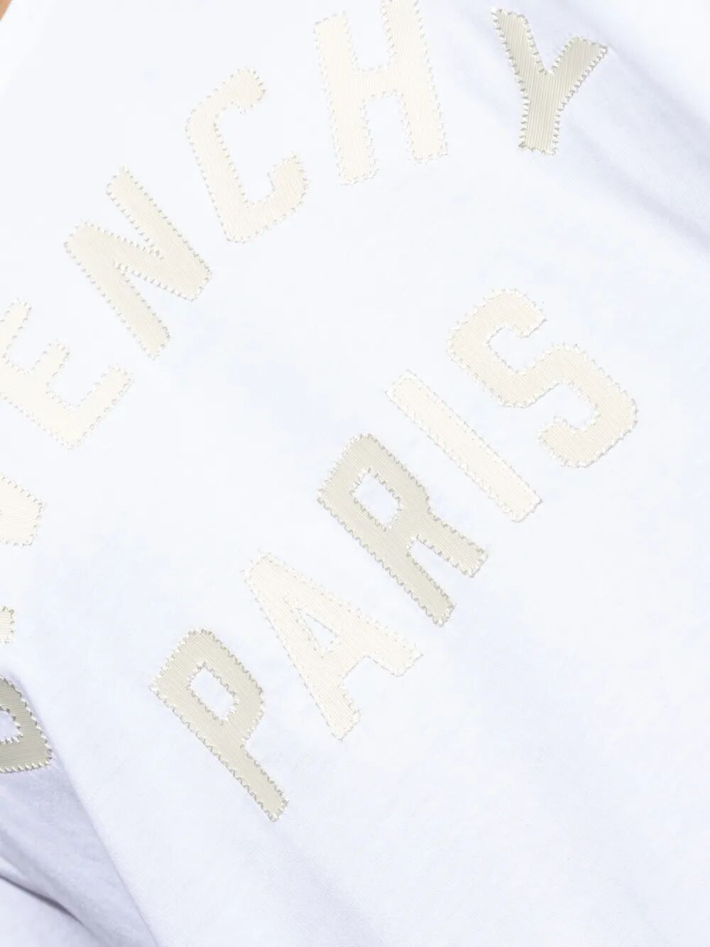 Givenchy Men Givenchy Paris Embroidery Cotton T-Shirt GIVENCHY
