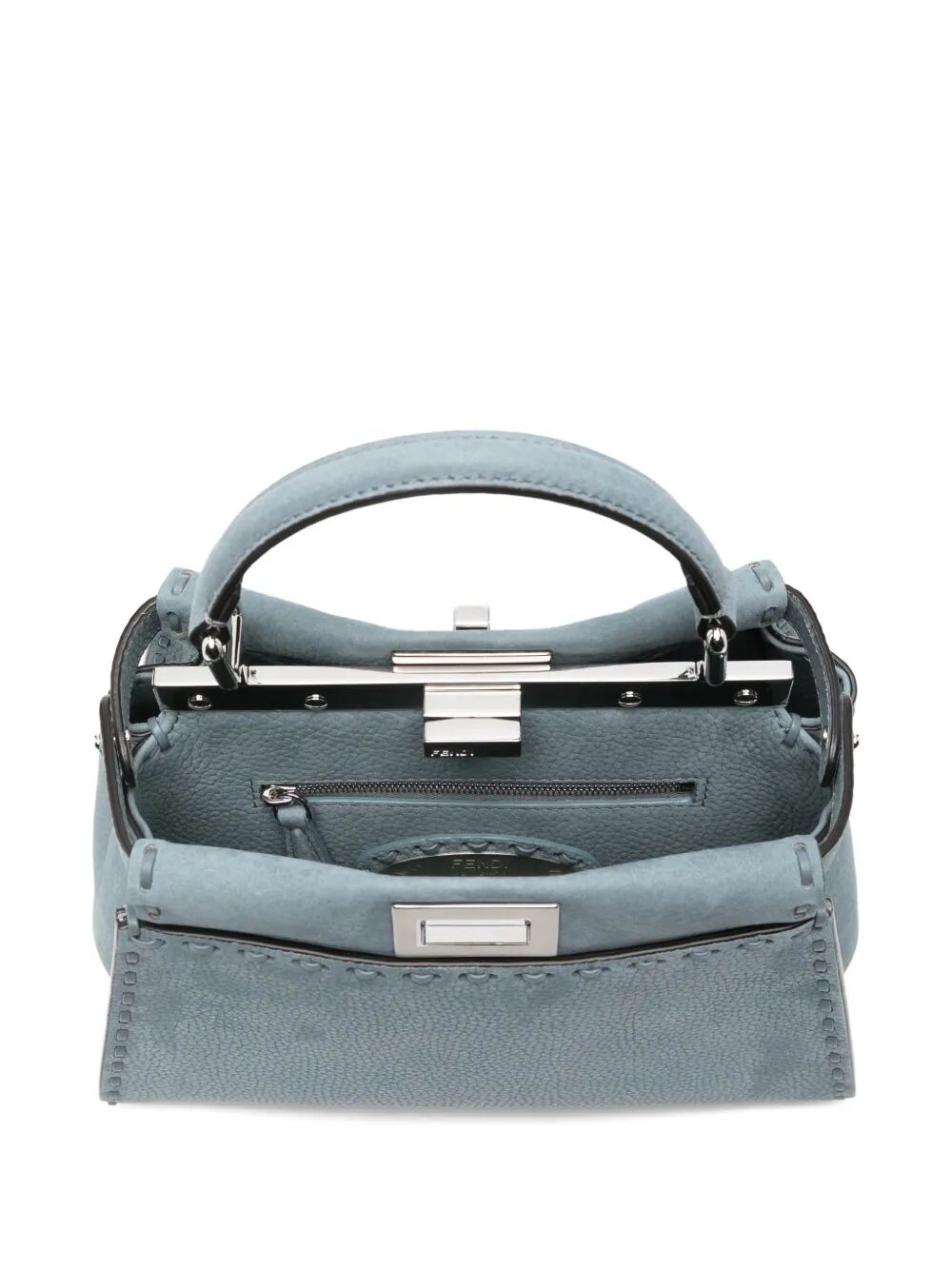 Fendi Women Peekaboo Iseeu Mini Suede Bag FENDI