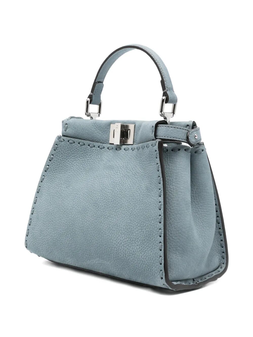 Fendi Women Peekaboo Iseeu Mini Suede Bag FENDI