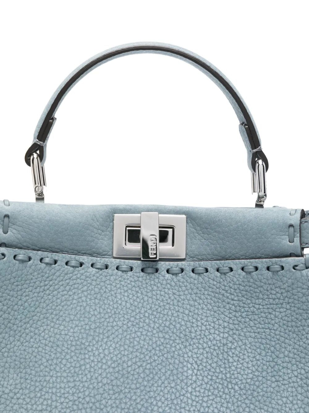 Fendi Women Peekaboo Iseeu Mini Suede Bag FENDI