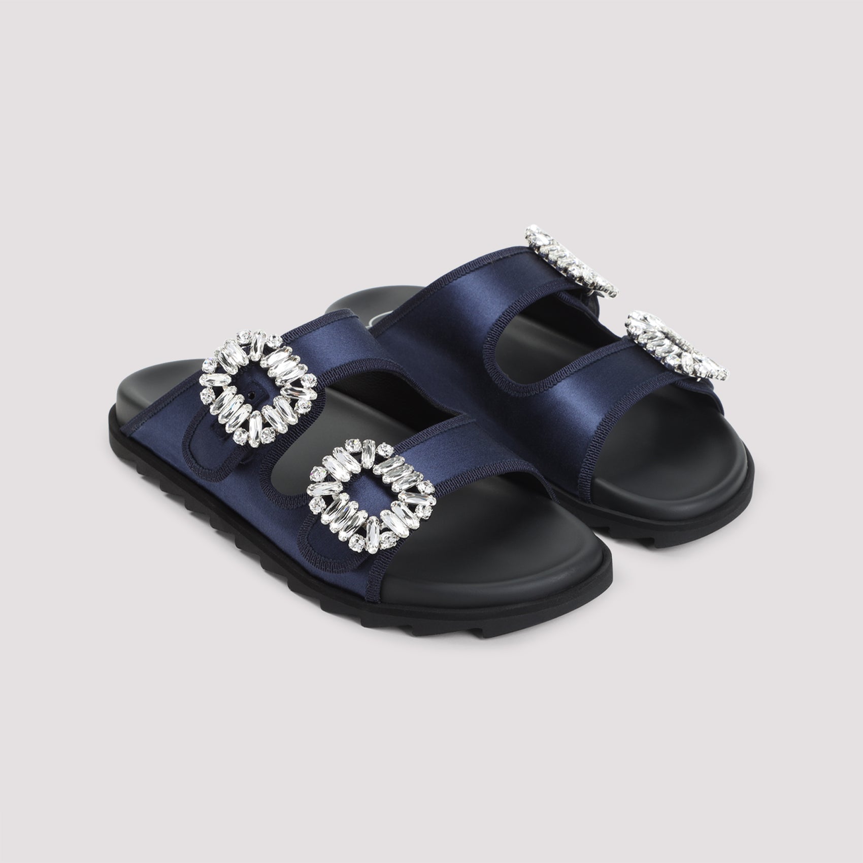 Roger Vivier Slidy Strass Bord Gros Mules Women ROGER VIVIER