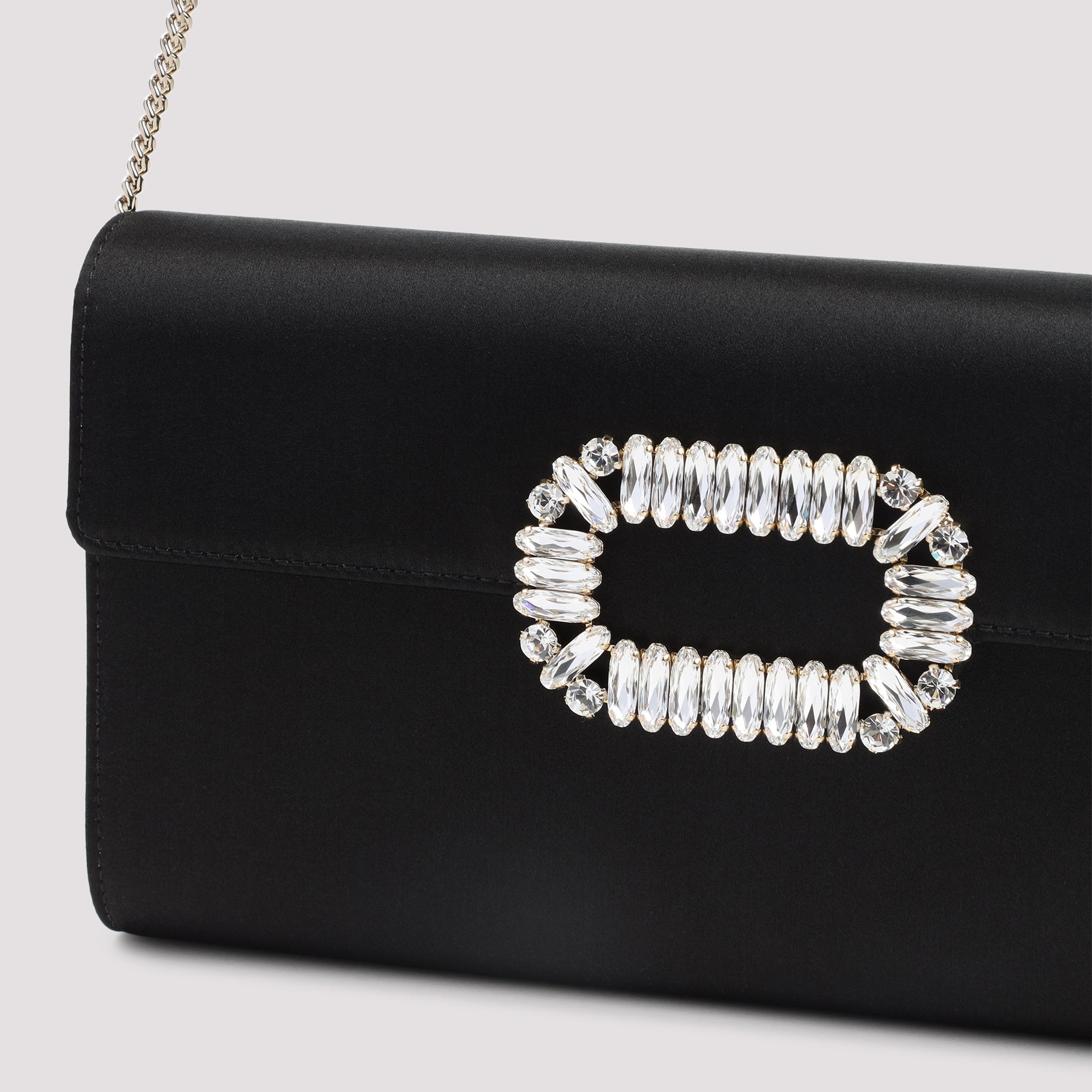 Roger Vivier Envelope Flap Sexy Choc Buckle Clutch Women ROGER VIVIER