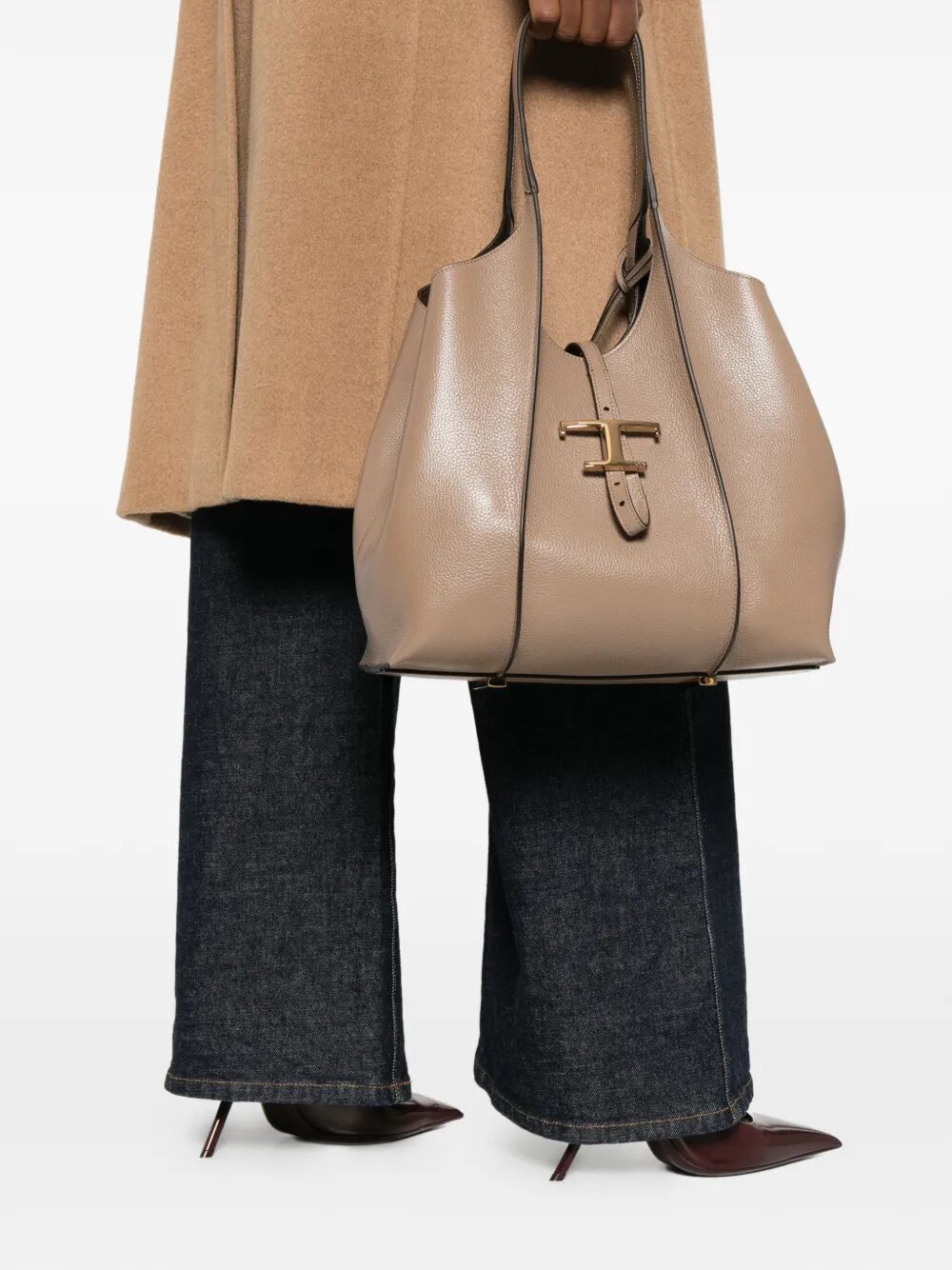 Tod's Women T Timeless Small Leather Shopping Bag TOD'S