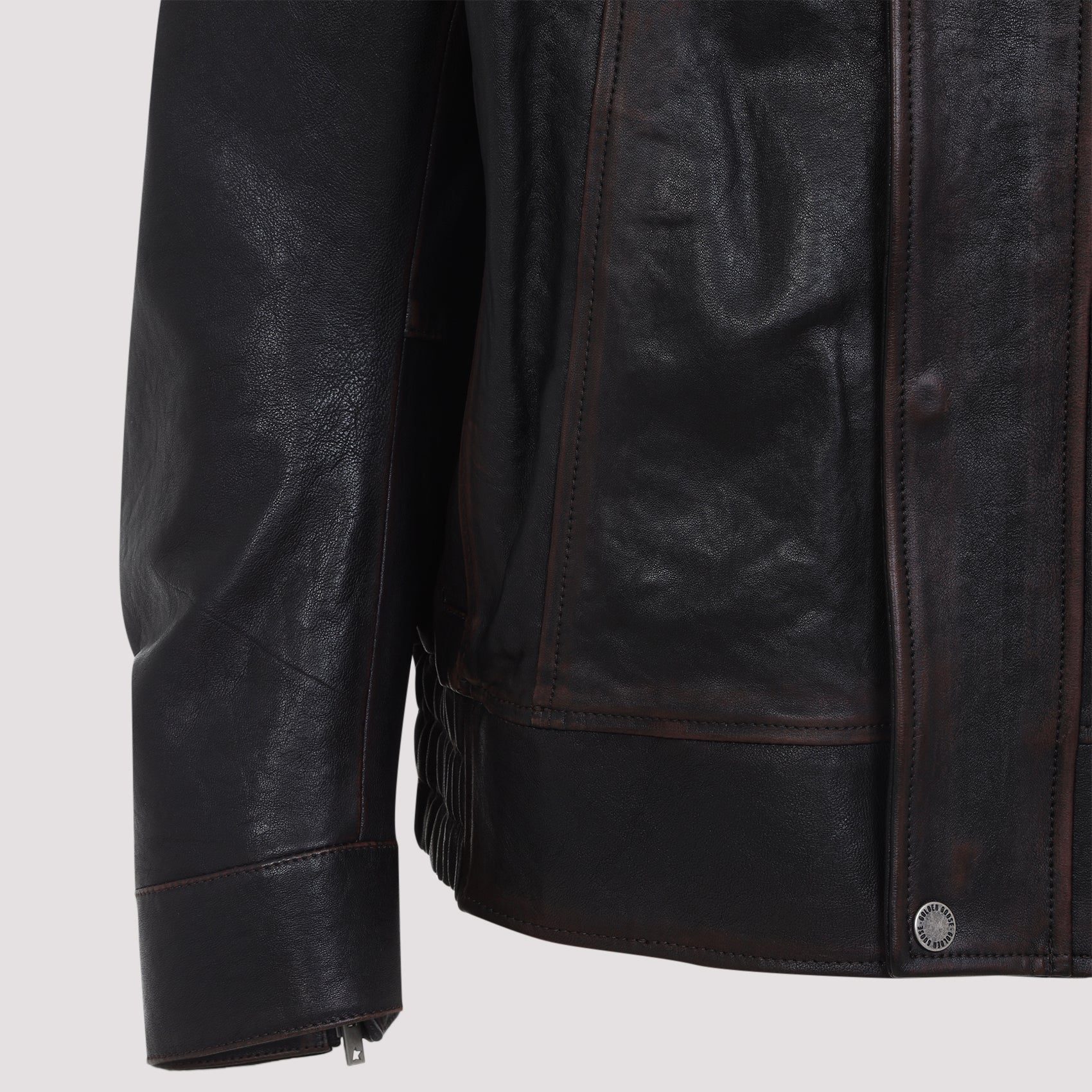 Golden Goose Prince Nappa Leather Bomber Jacket Men GOLDEN GOOSE