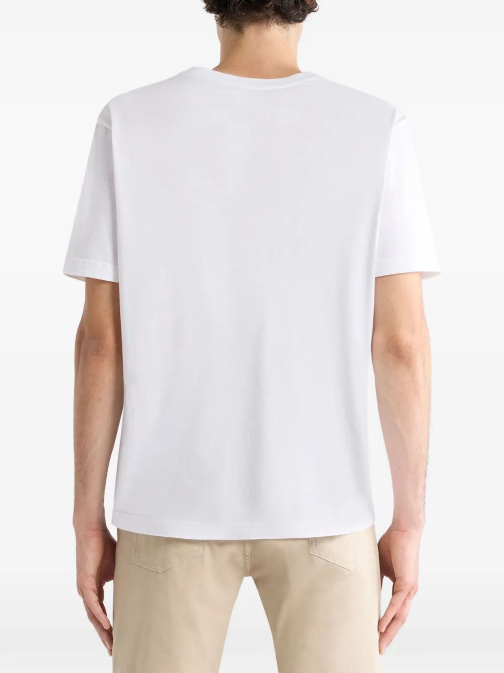 Etro Men Cotton T-Shirt With Leopard Print And Etro Embroidery ETRO